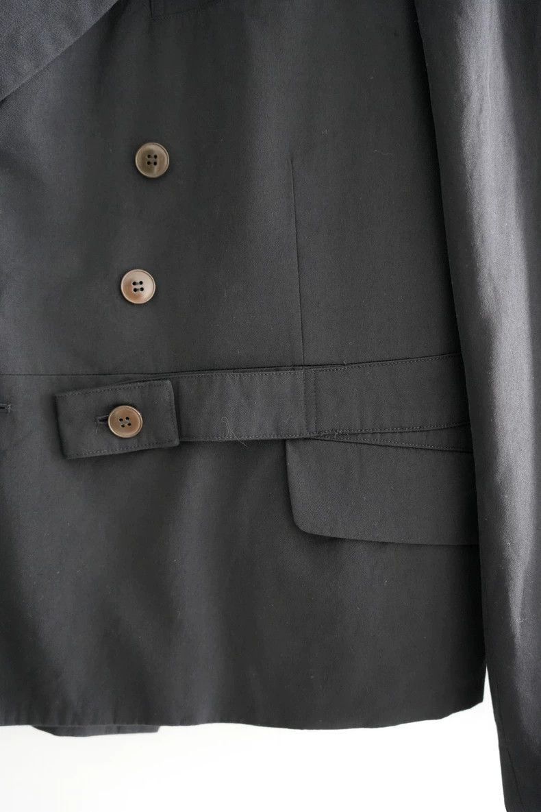 Yohji Yamamoto Yohji Yamamoto Yohji Yamamoto Black Wool Double-Breasted J Size US M / EU 48-50 / 2 - 5 Thumbnail