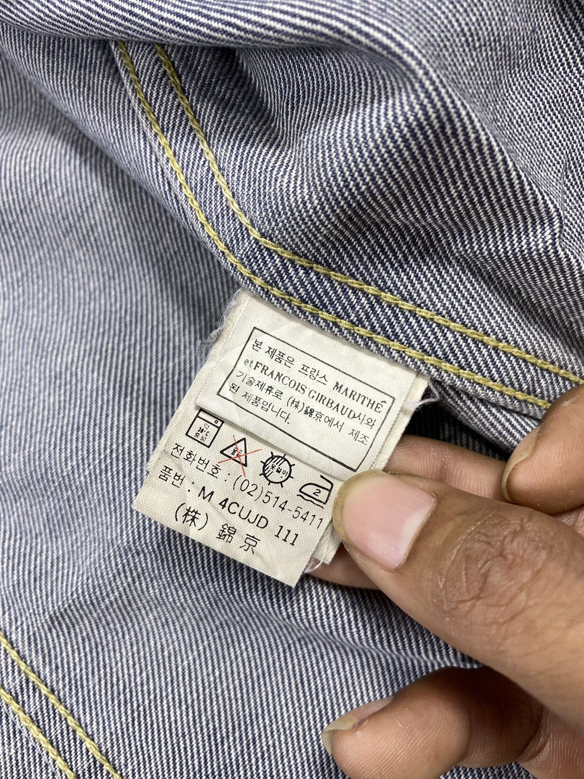 Marithe + Francois Girbaud Vtg Denim Marithe Francois Girbaud ZipJacket Size US M / EU 48-50 / 2 - 8 Thumbnail