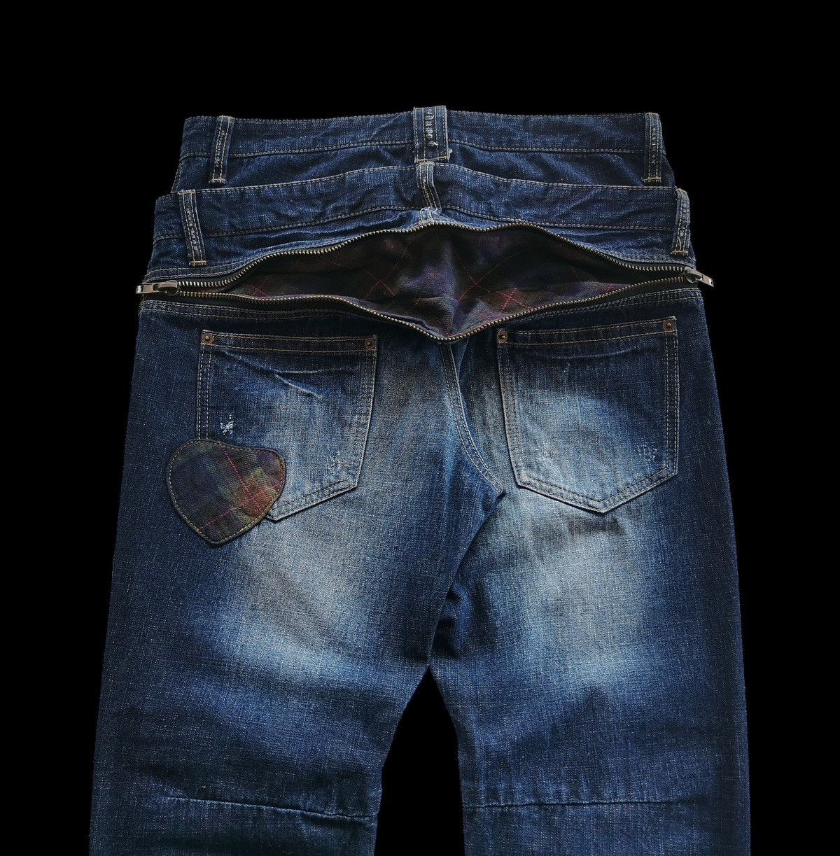Beauty Beast Avantgarde Twisted Stitch Jeans Size US 32 / EU 48 - 3 Thumbnail