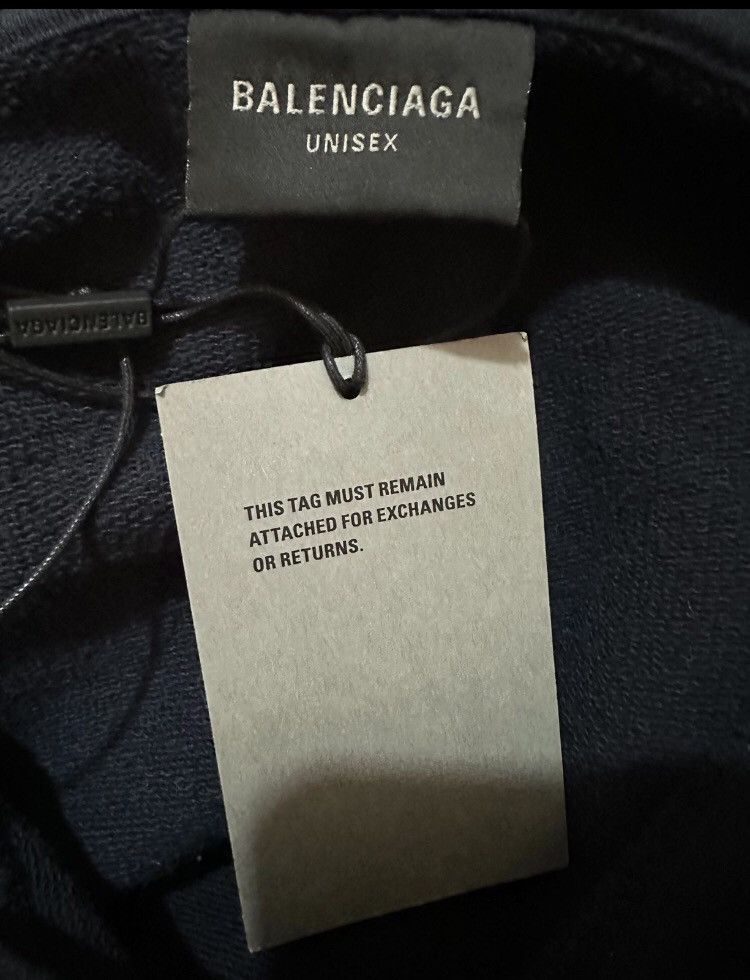 Balenciaga Balenciaga FW22 Mud Dyed War Horse Show Flag Navy Embroidere Size US L / EU 52-54 / 3 - 8 Thumbnail