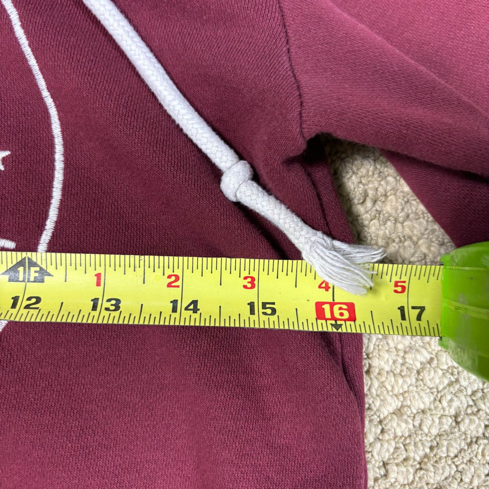 Hollister y2k 2000s style Hollister zip up hoodie maroon womens XS Size XS / US 0-2 / IT 36-38 - 5 Thumbnail