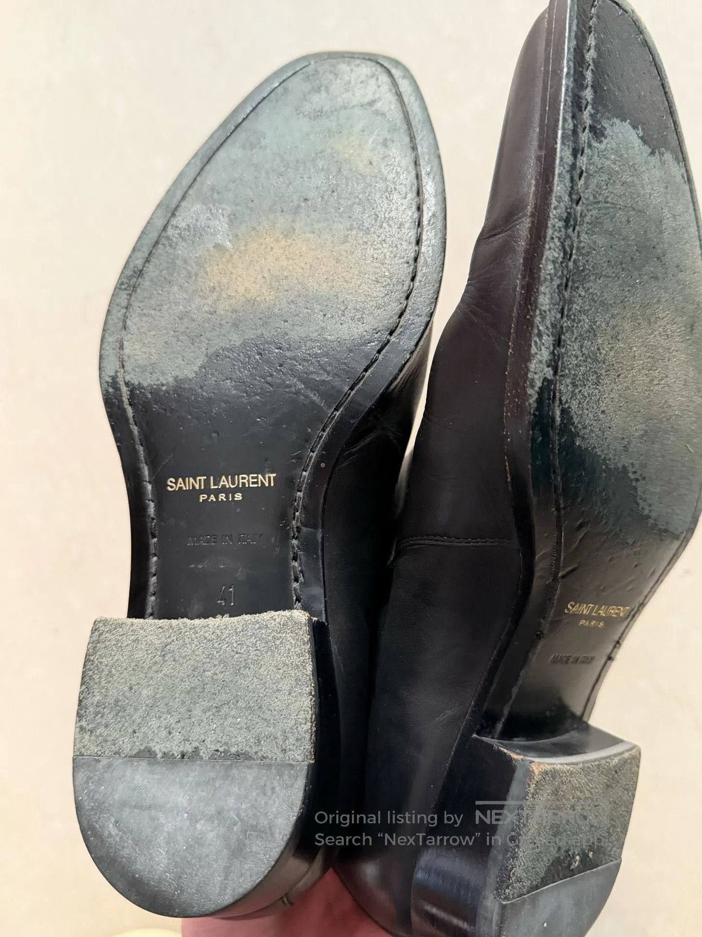 Saint Laurent Paris Saint Laurent SLP Black Leather Chelsea Boots. Size US 8 / EU 41 - 4 Thumbnail