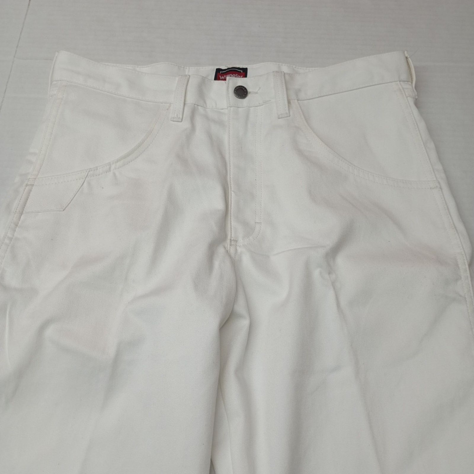 Wrangler Wrangler Painters Pants Relaxed Fit Men's Size 32x32 White Size US 32 / EU 48 - 4 Thumbnail