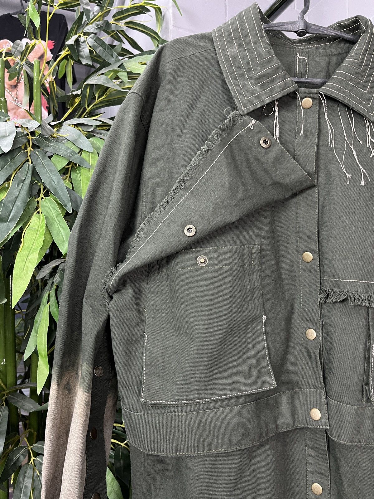 Other REWORKED HEAVY DENIM BONDAGE JACKET WITH 3D POCKETS - 2282 Size US XL / EU 56 / 4 - 5 Thumbnail