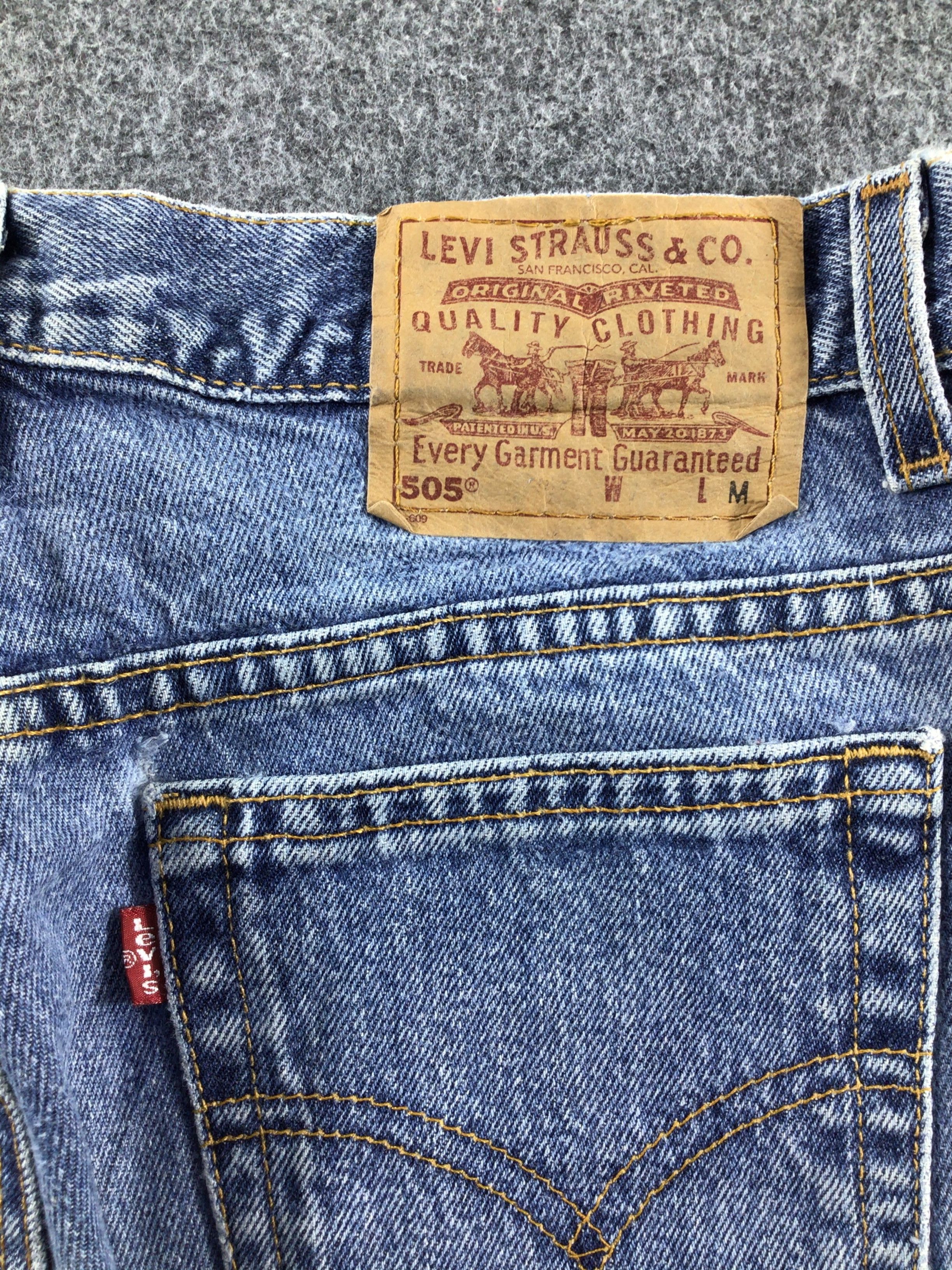 Levi's Vintage Levis 505 Jeans-J645 Size US 30 / EU 46 - 5 Thumbnail