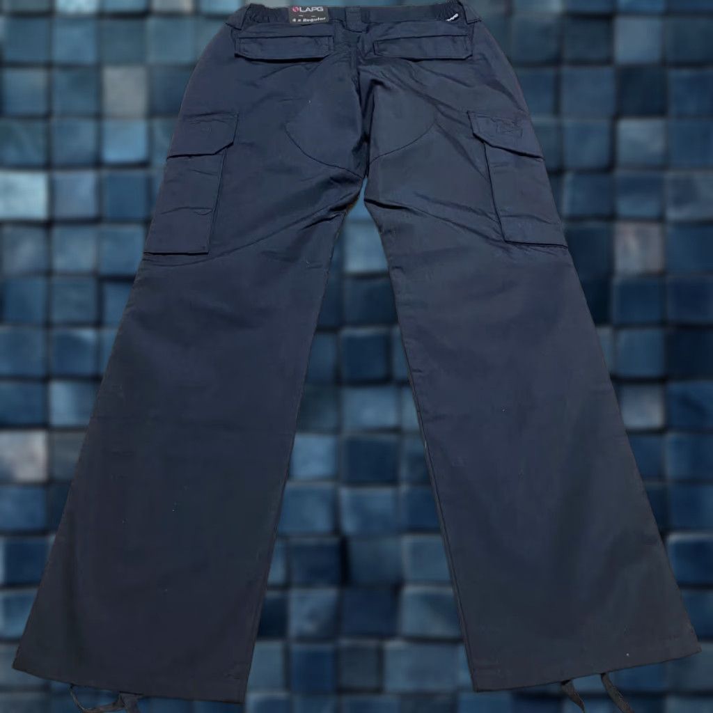 Vintage LAPG Womens Pants Blue Cargo Ripstop Tactical Utility Straight Work OPS Size 27" / US 4 / IT 40 - 1 Thumbnail