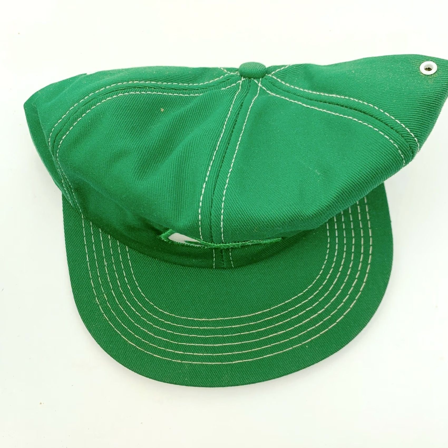 Vintage VINTAGE 80s K-Products Patch Green White Snapback Trucker Hat Cap Size ONE SIZE - 3 Thumbnail