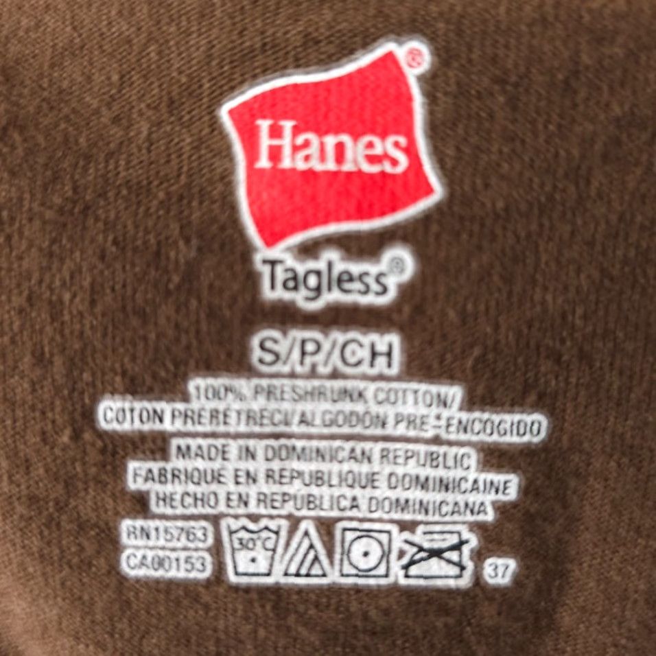 Hanes Lifes Better A Little Melty T Shirt Mens Small Brown Chocolate Snack Tee Size US S / EU 44-46 / 1 - 5 Thumbnail