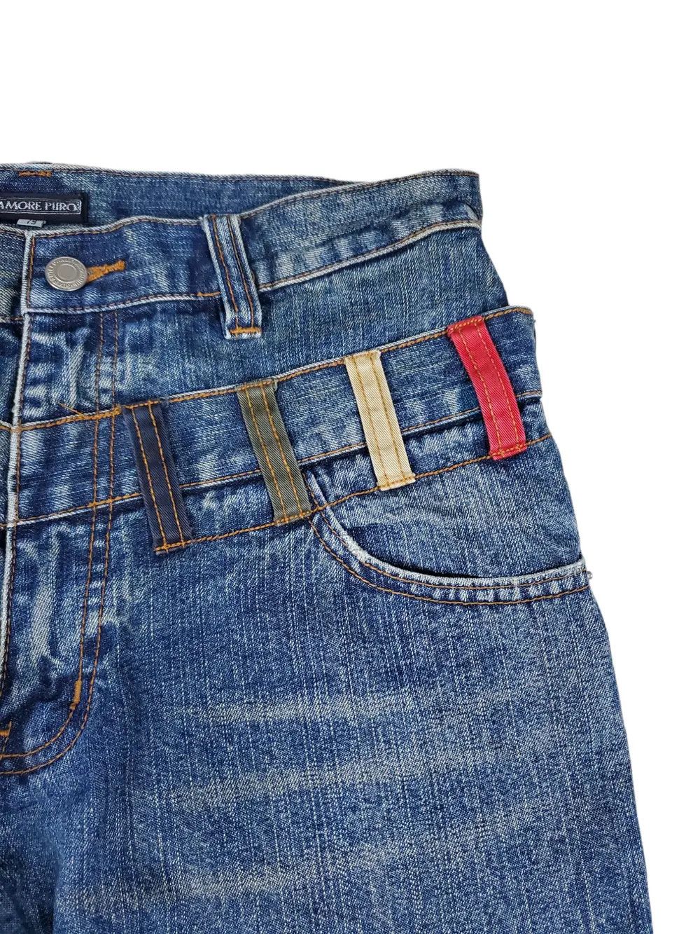 Japanese Brand × Vintage 🔥Vintage Jeans Japan Double Waist Amore Puro Size US 32 / EU 48 - 7 Thumbnail