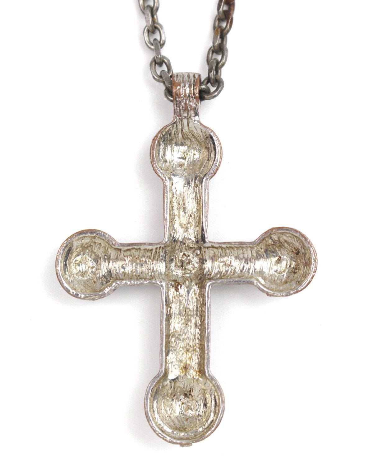 Vintage 2000S JAPANESE MADE GOTHIC MEDIEVAL ARMORY CROSS NECKLACE Size ONE SIZE - 4 Thumbnail