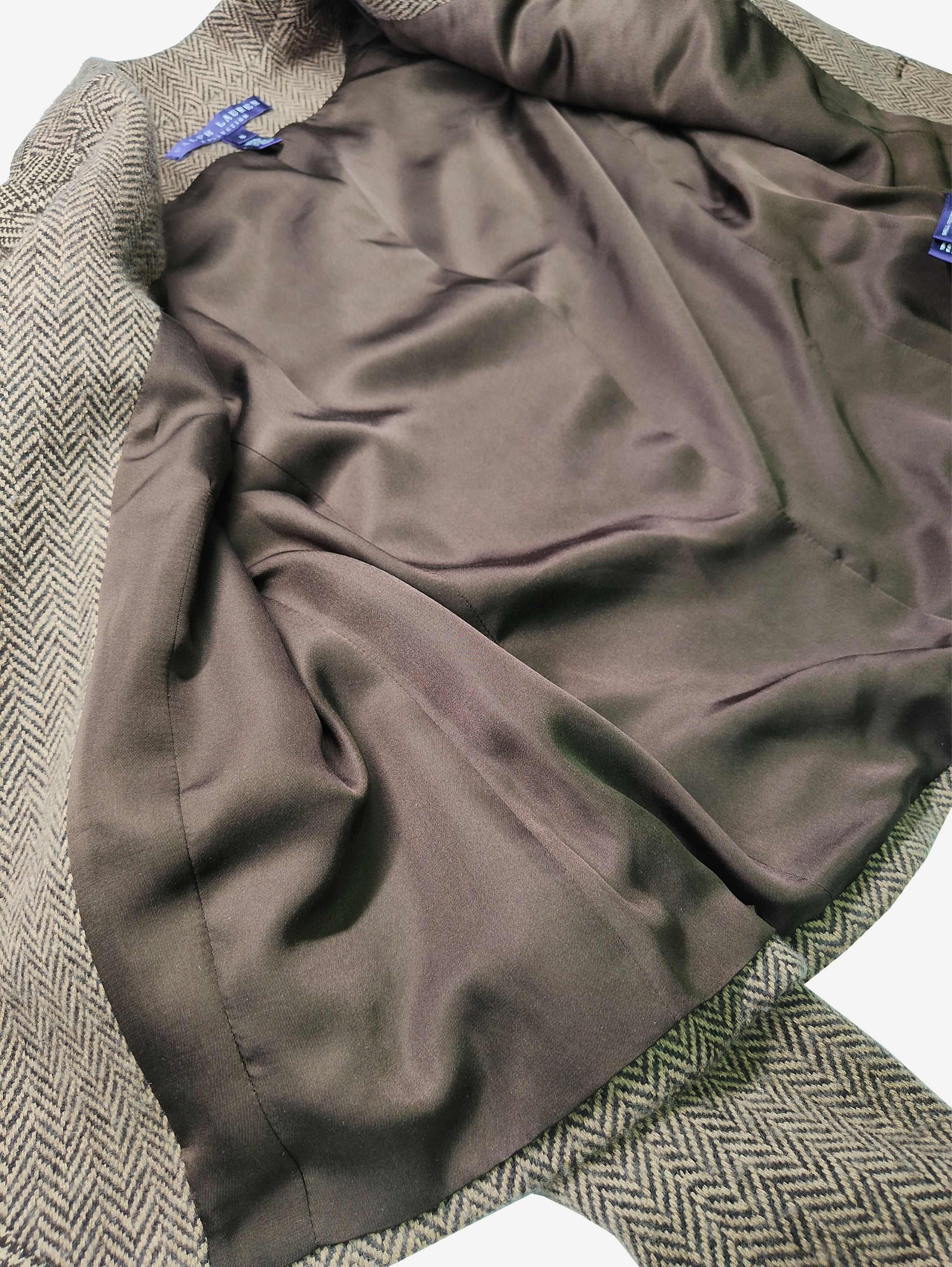 Ralph Lauren Purple Label RALPH LAUREN COLLECTION _ F/W 2003 _CASHMERE _ HERRINGBONE Size M / US 6-8 / IT 42-44 - 5 Thumbnail