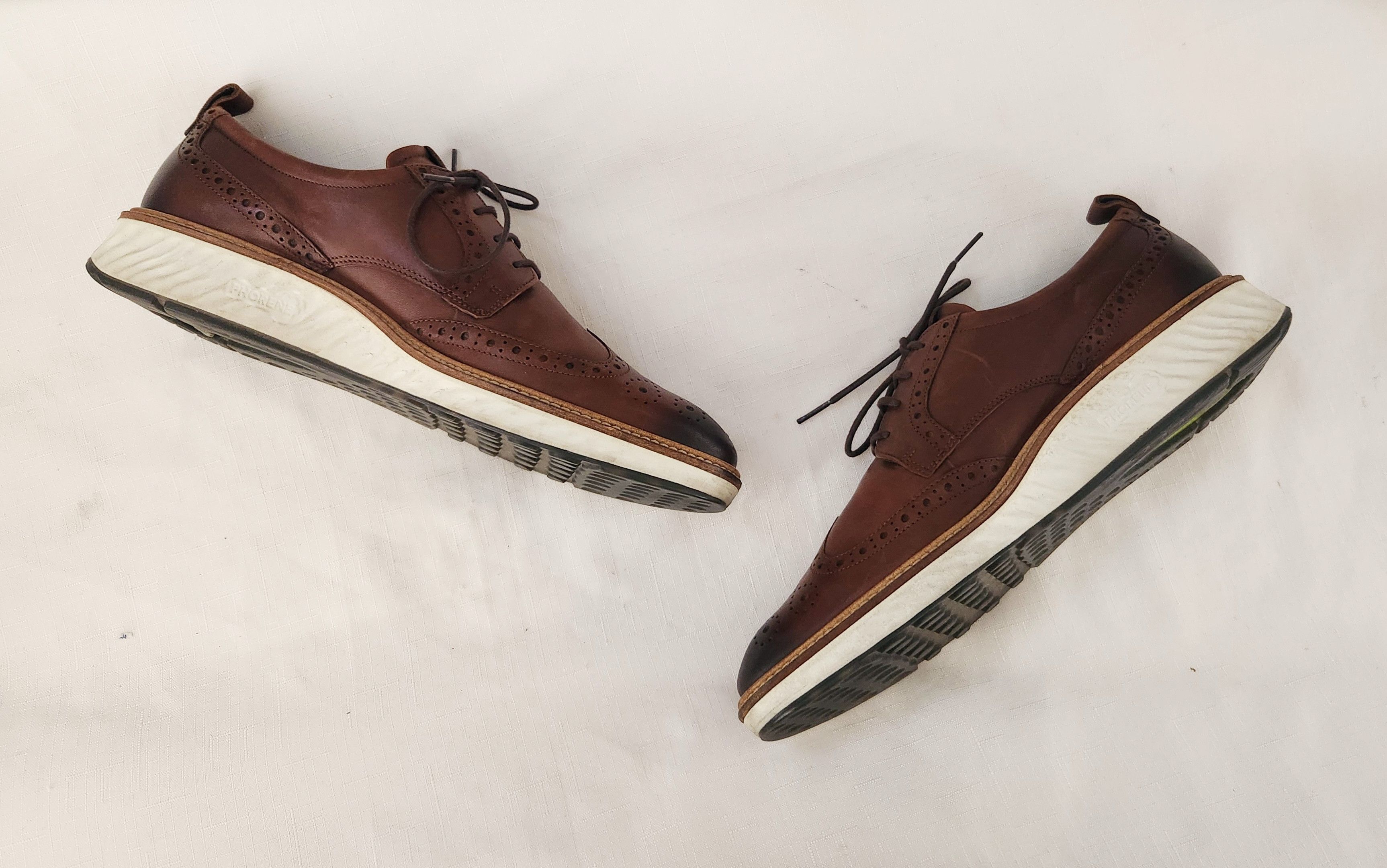 Ecco Ecco Men's St1 Hybrid Brogue Oxford elegant shoes Cognac 45 Size US 11.5 / EU 44-45 - 6 Thumbnail