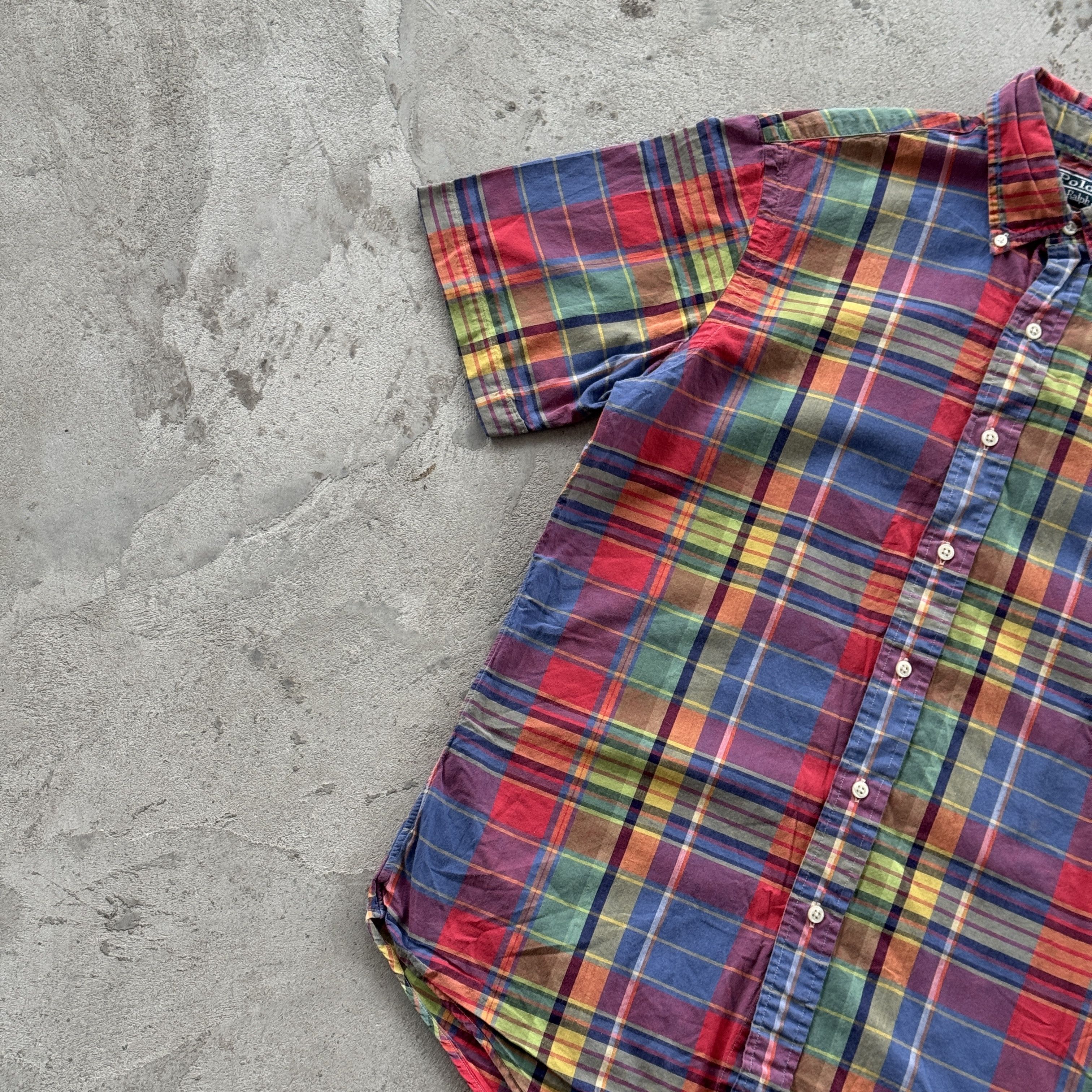 Polo Ralph Lauren Vintage 90s Polo Ralph Lauren Short Sleeve Button Ups Shirt Size US M / EU 48-50 / 2 - 3 Thumbnail