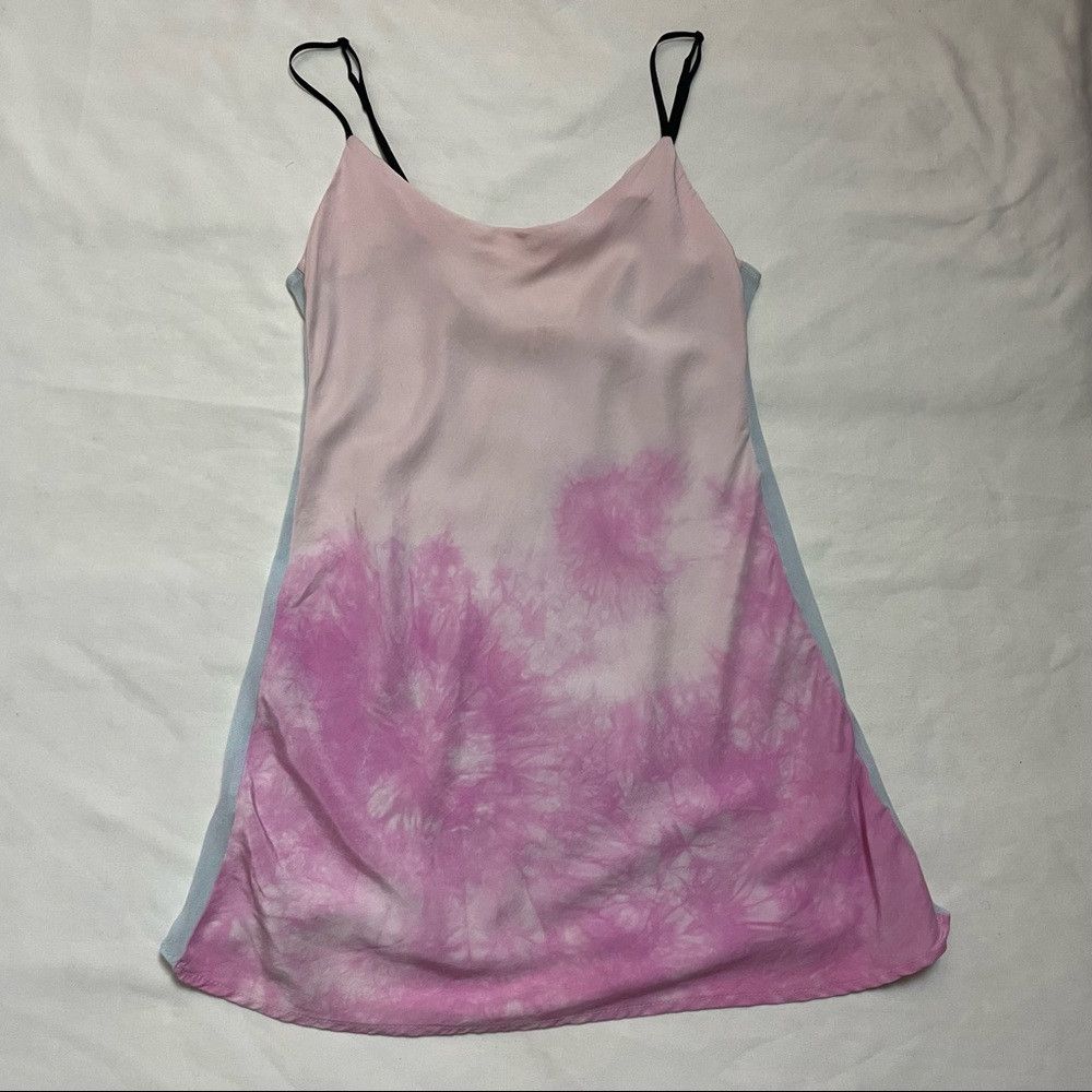 Other Lola Haze Baby Doll Tie-Dye Silk Chemise Cami Size M Size ONE SIZE - 5 Thumbnail