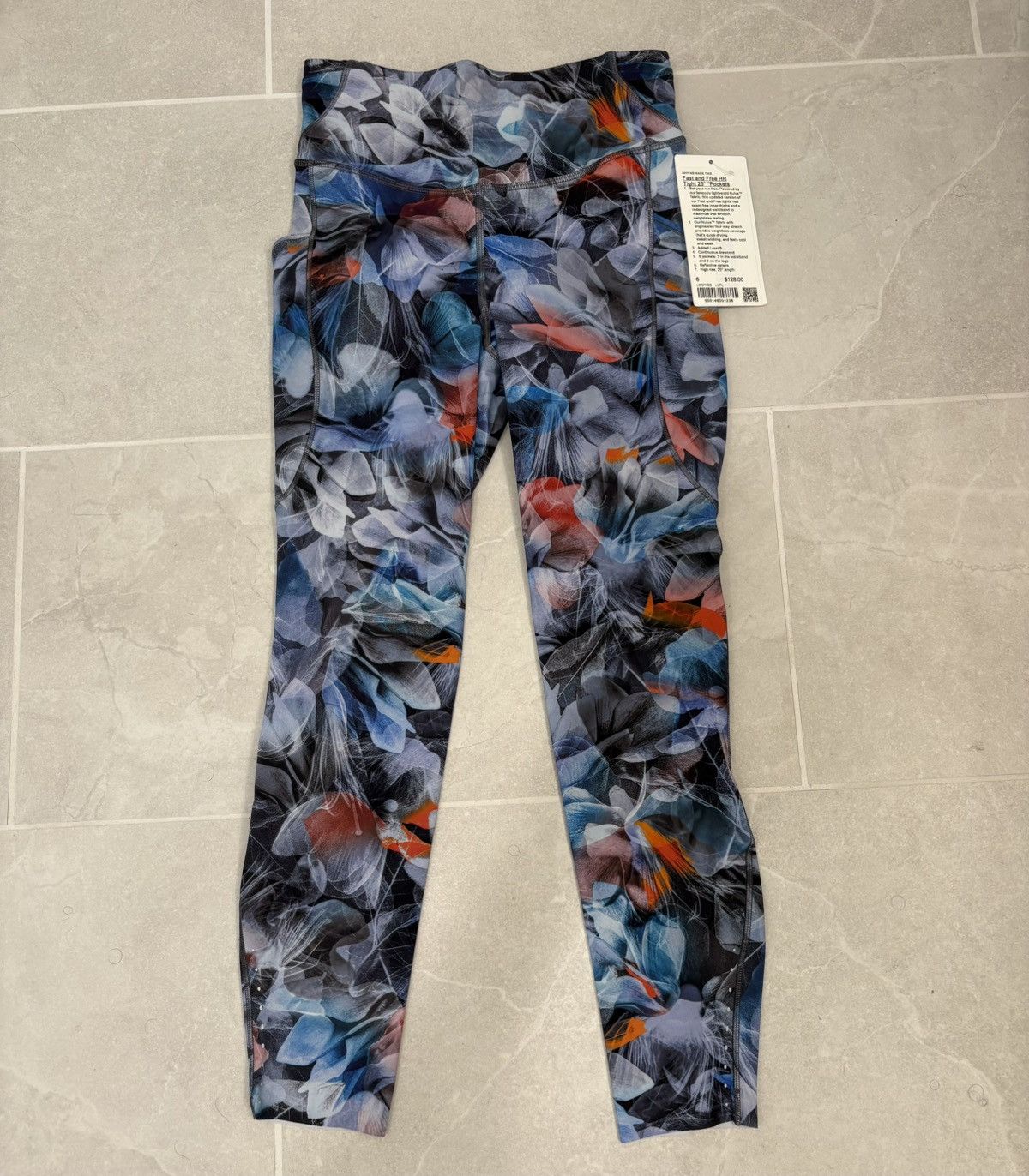 Lululemon Lululemon Fast and Free HR 25" Luminescent Floral Size 6 Size 28" / US 6 / IT 42 - 3 Thumbnail