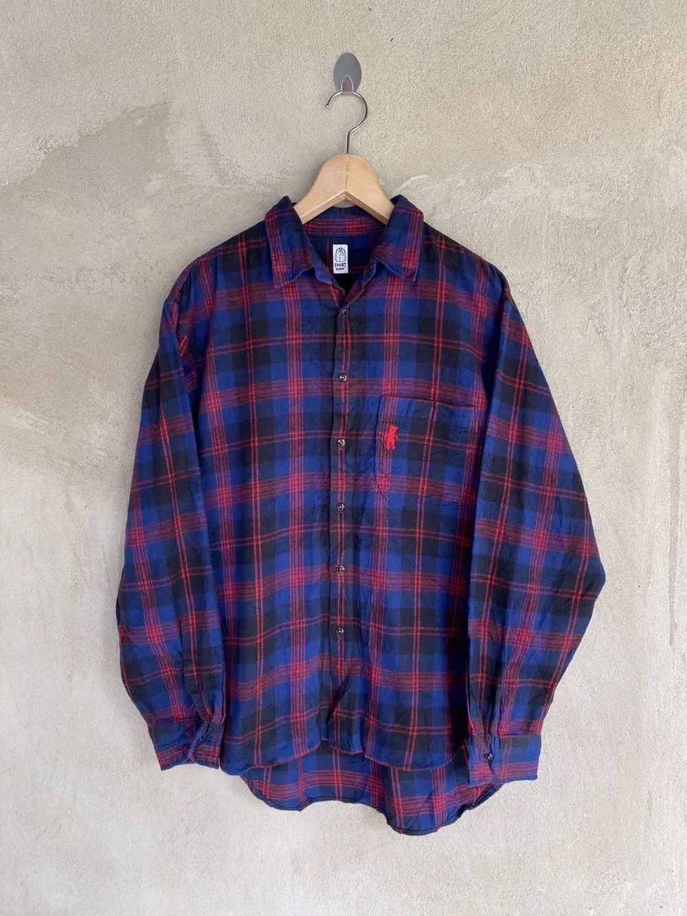 Hiroshi Kato Japanese Brand Kato Small Logo Plaid Tartan Flannel Shirt Size US M / EU 48-50 / 2 - 2 Thumbnail
