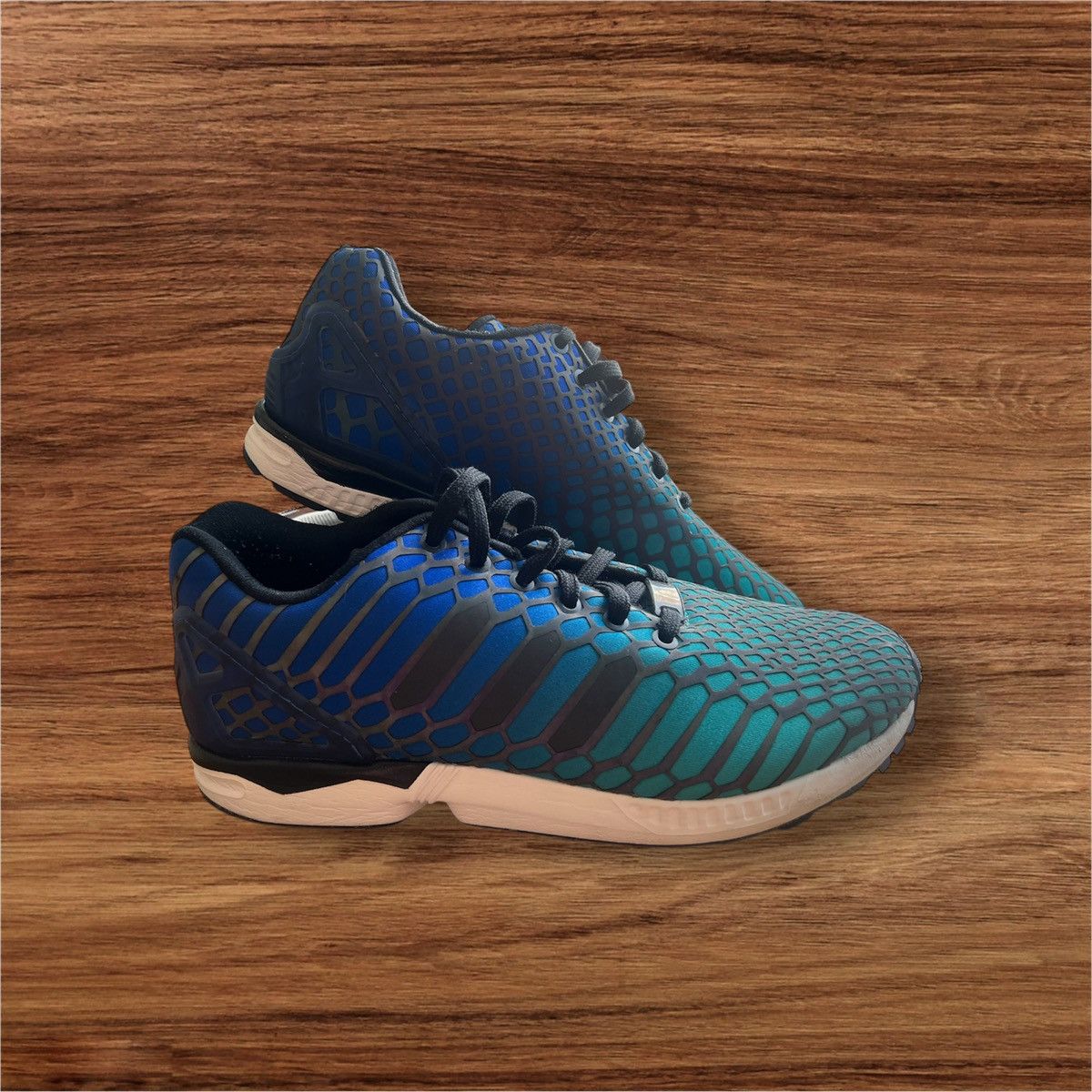 Adidas Adidas Torsion PYV 702001 Blue Strips Running Shoes Size 10 Size US 10 / EU 43 - 1 Thumbnail