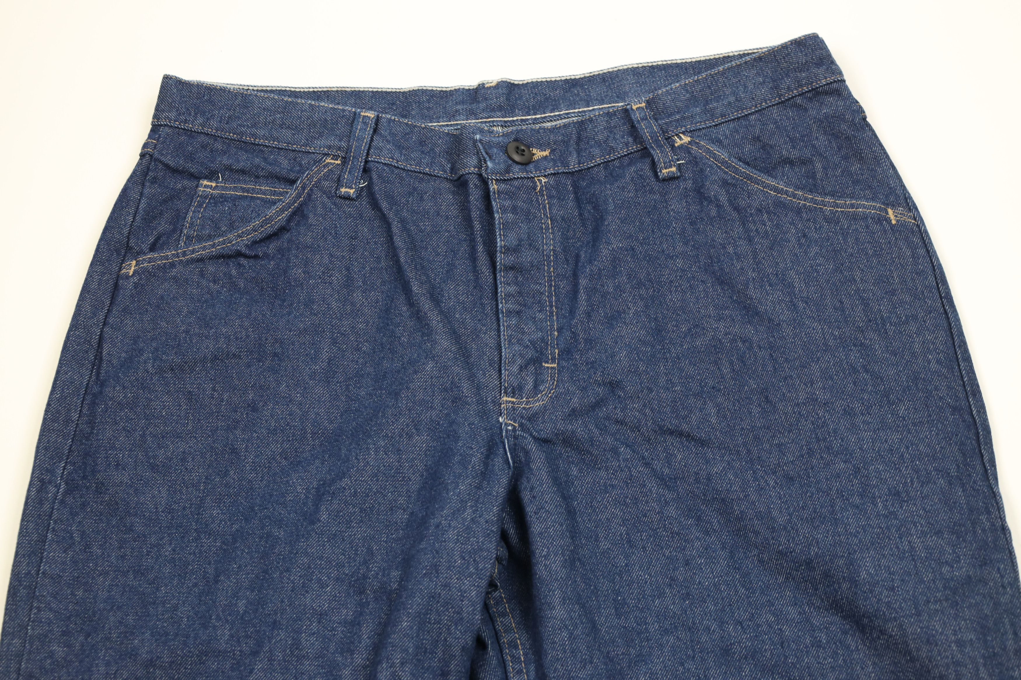 Vintage Bulwark FR Fire Flame Resistant Wide Leg Denim Jeans Size US 38 / EU 54 - 2 Thumbnail