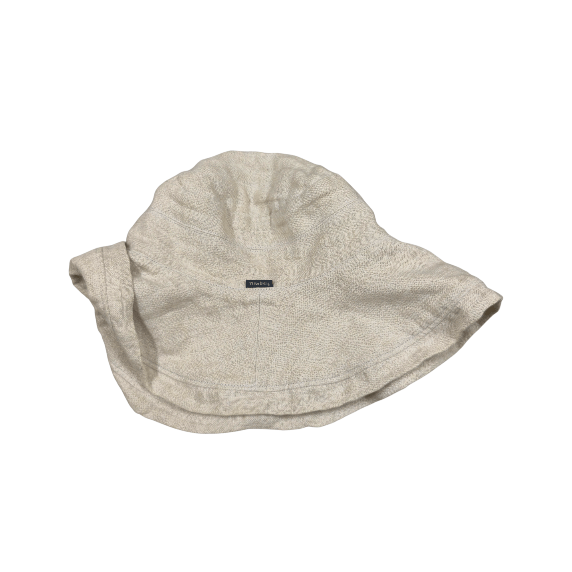 Yohji Yamamoto Vintage 90s Y’s for Living Yohji Yamamoto Linen Bucket Hat Size ONE SIZE - 2 Thumbnail