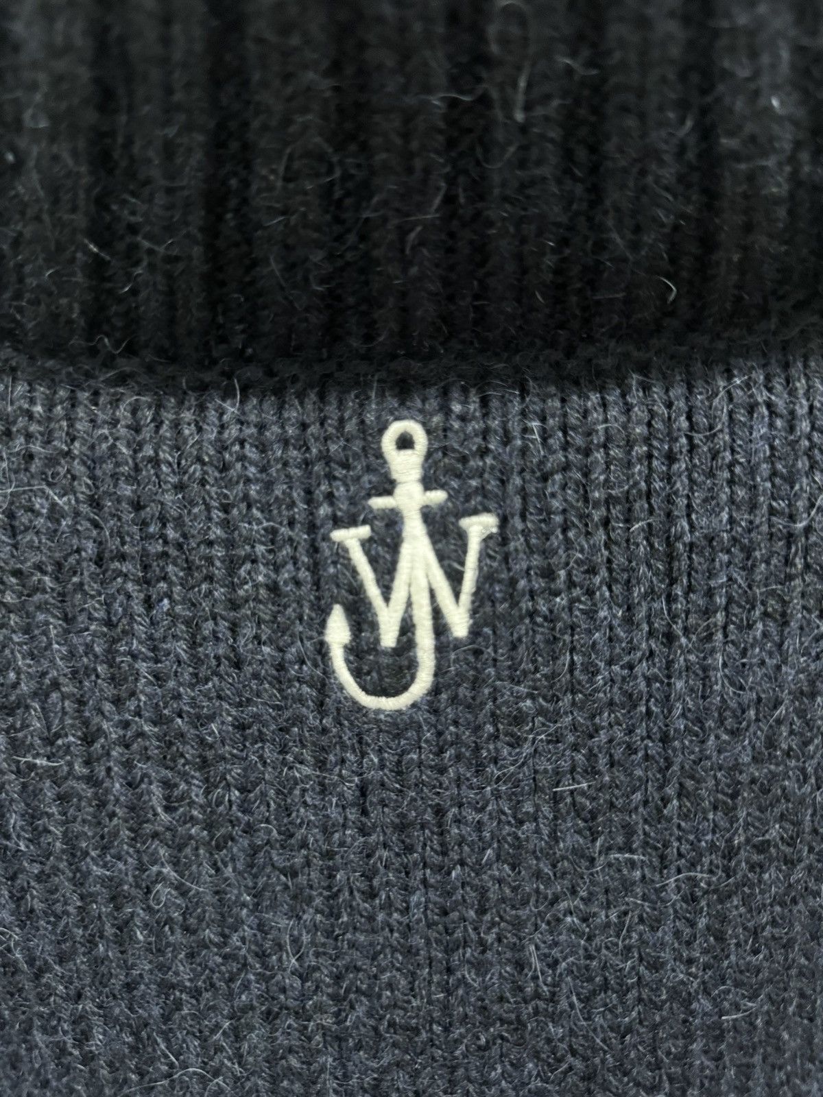 JW Anderson Navy Wool Turtleneck Knitted Sweater Size US XL / EU 56 / 4 - 3 Thumbnail
