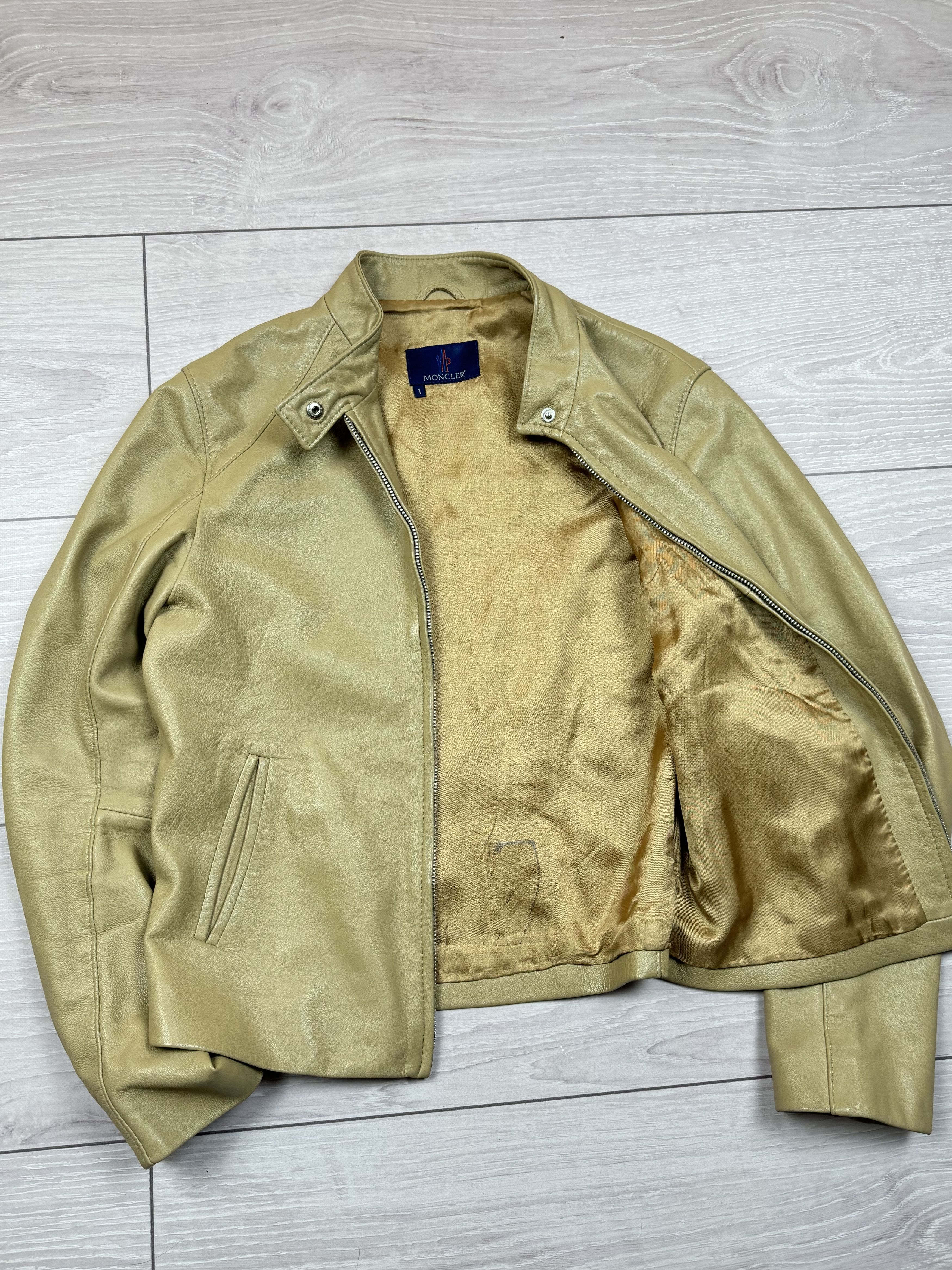 Moncler Moncler Leather woman jacket Size S / US 4 / IT 40 - 7 Thumbnail