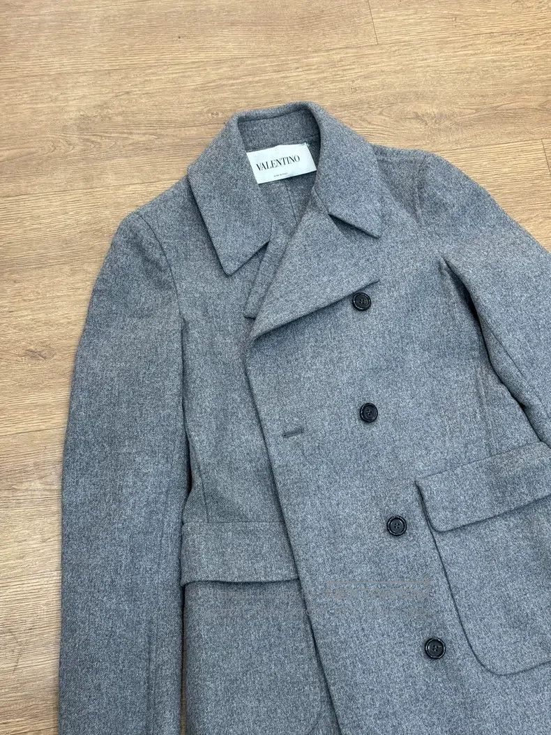 Valentino Valentino Gray wool coat Size S / US 4 / IT 40 - 2 Thumbnail