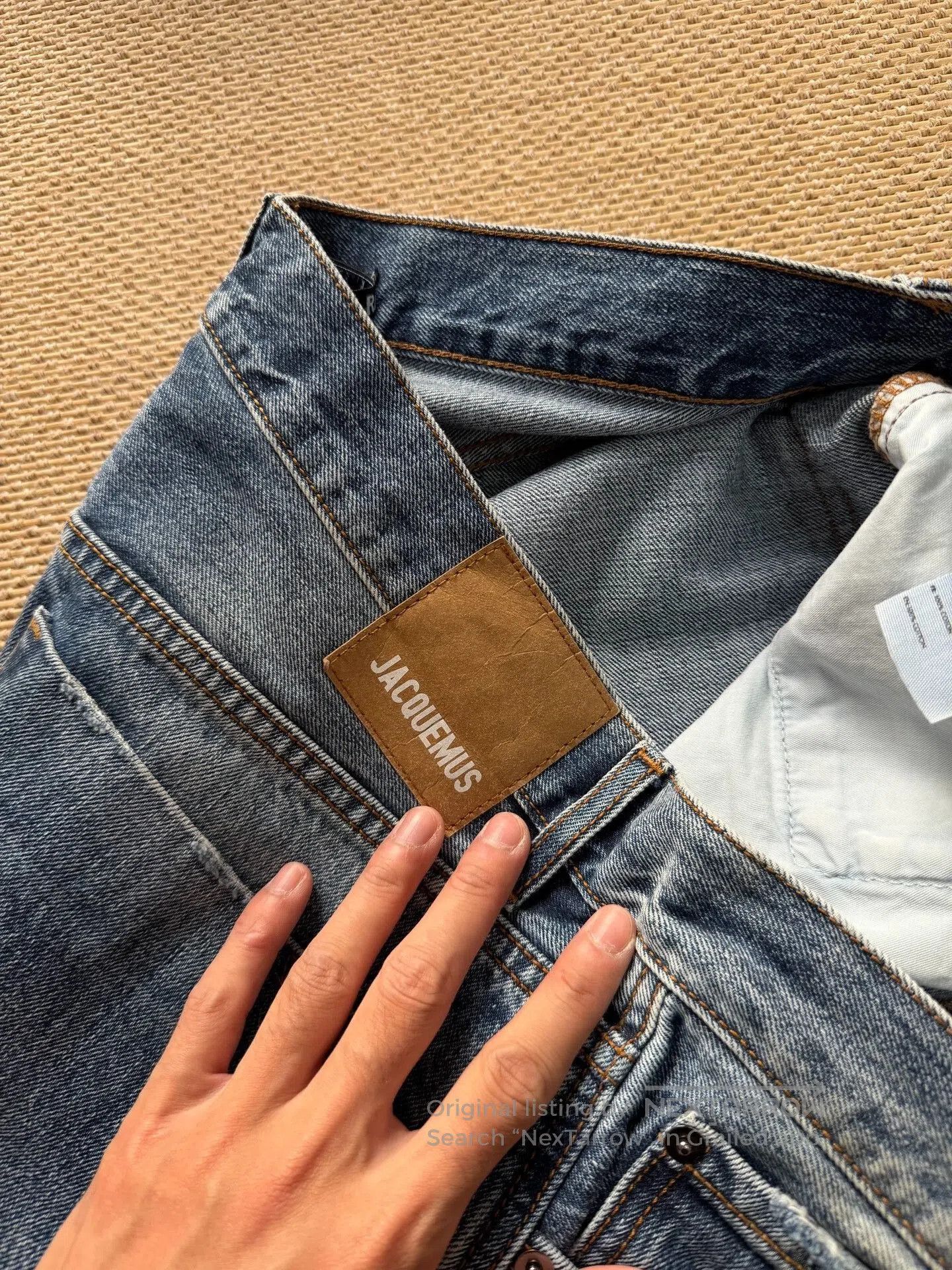 Jacquemus Jacquemus Wide-Leg Denim Pants. Size US 32 / EU 48 - 3 Thumbnail