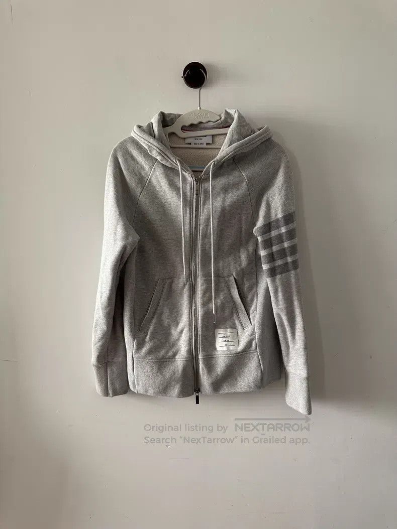 Thom Browne Thom Browne Gray knitted jacket Size US S / EU 44-46 / 1 - 1 Thumbnail