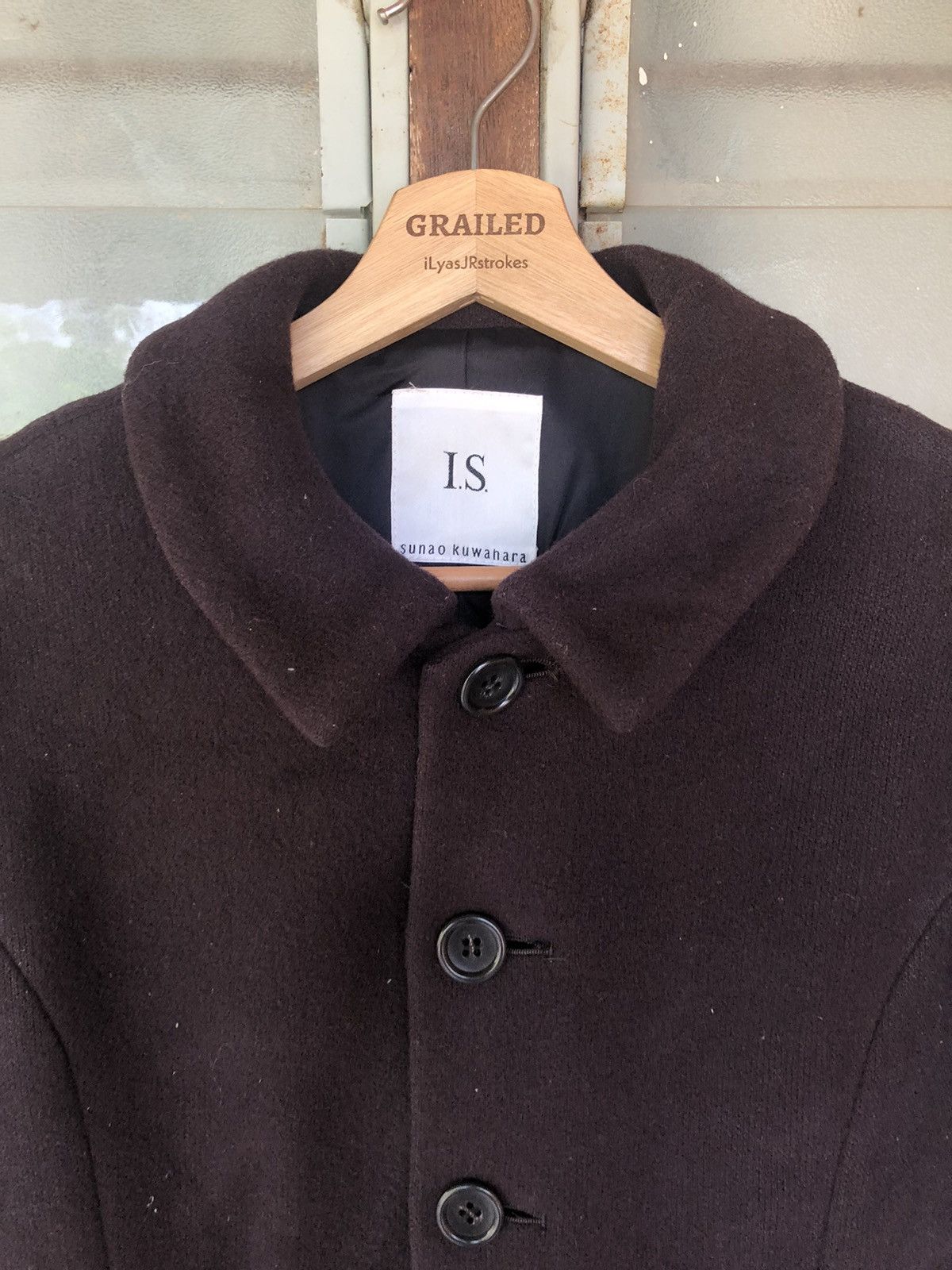 Issey Miyake Vintage IS Sunao Kuwahara Long Coat Jacket Size US M / EU 48-50 / 2 - 4 Thumbnail