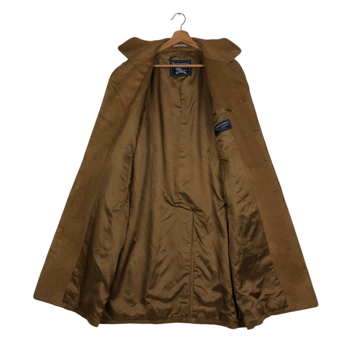 Burberry 🔥VINTAGE FLY WOOL HERRINGBONE LONG JACKET BURBERRYS Size US M / EU 48-50 / 2 - 15 Thumbnail