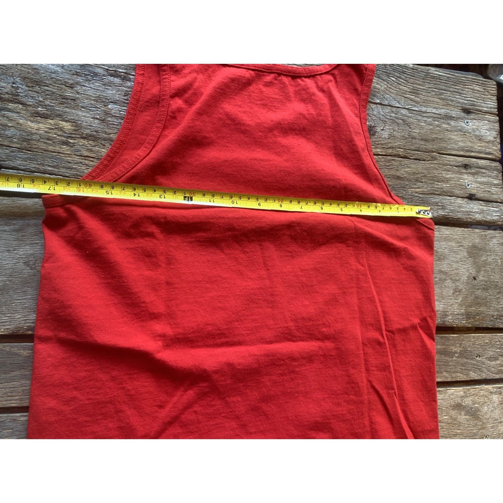Vintage VINTAGE Small Hawaii Uhu Fish Red Tank Top T-Shirt S Mens Alstyle Cotton Round Neck Hawaii Fish Solid Size US S / EU 44-46 / 1 - 7 Thumbnail