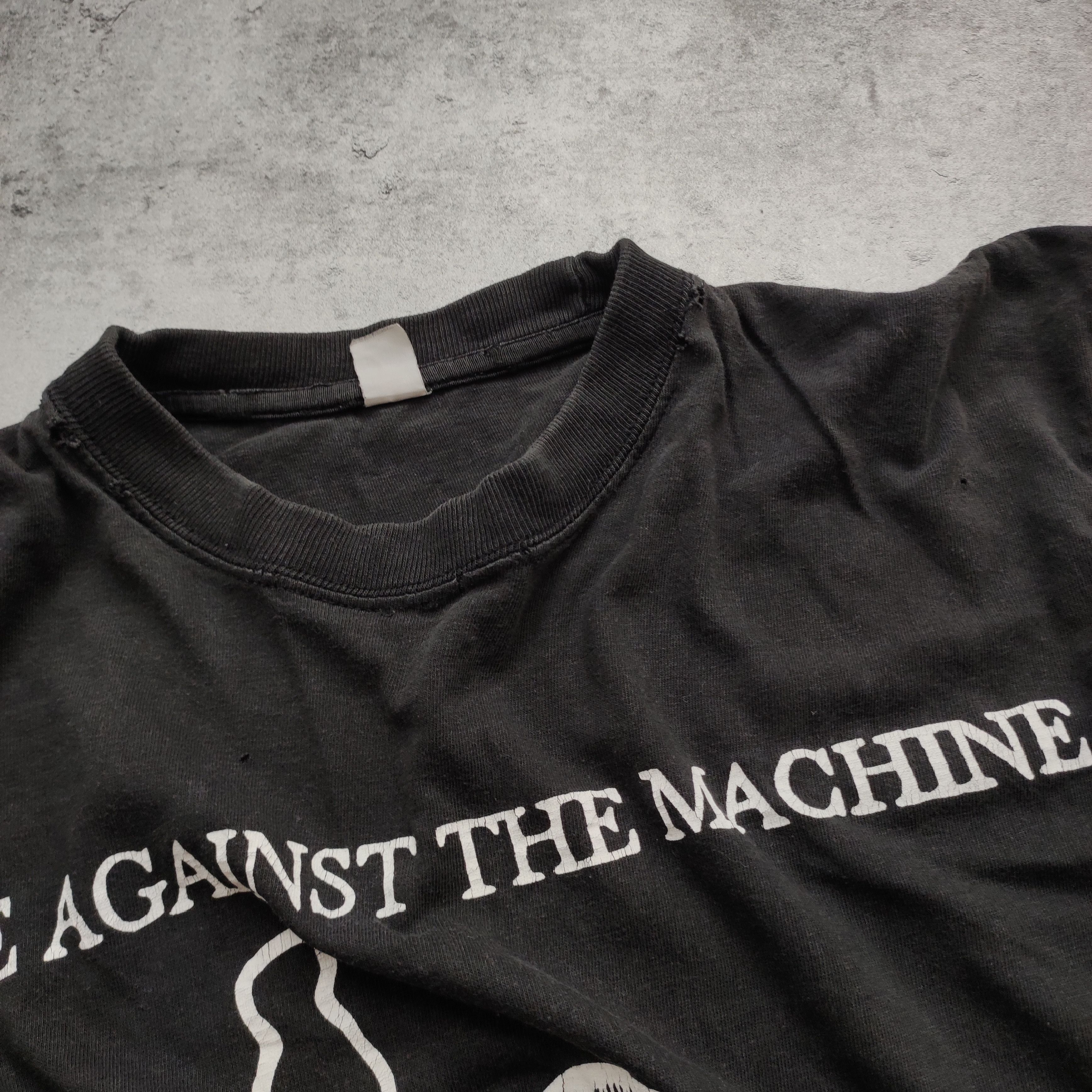 Band Tees × Vintage RARE 90s Washed Distressed Rage Against The Machine Tee Size US XL / EU 56 / 4 - 7 Thumbnail