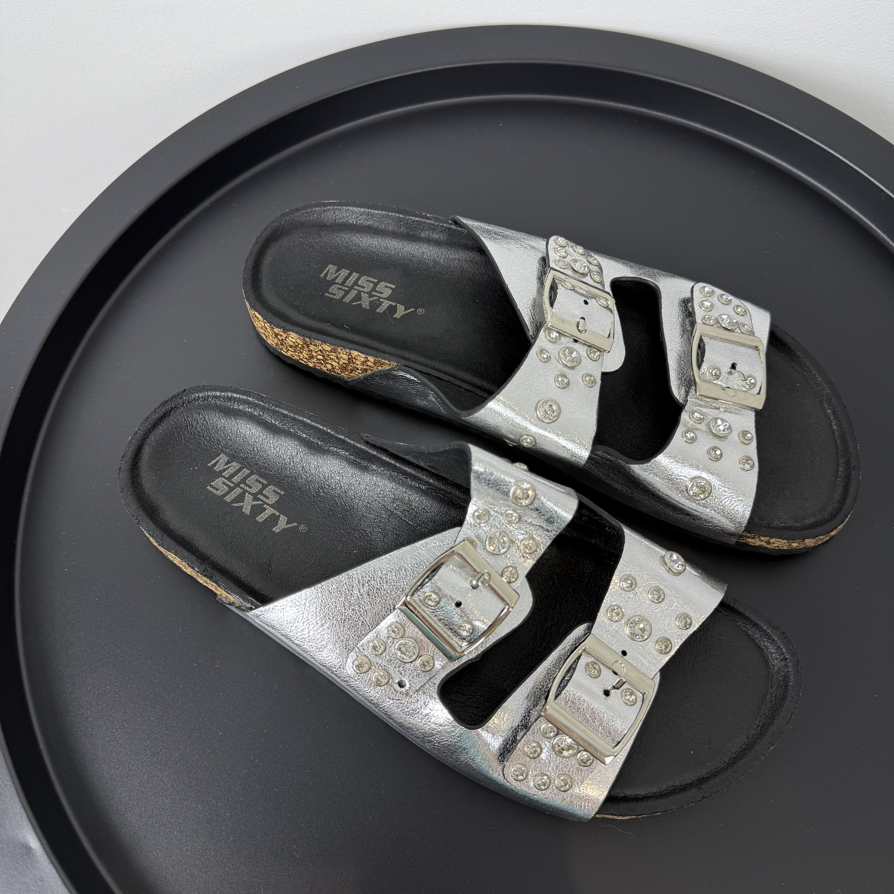 Miss Sixty Vintage Miss Sixty 00s Birkenstock Arizona Replica Sandals Size US 6 / IT 36 - 3 Thumbnail