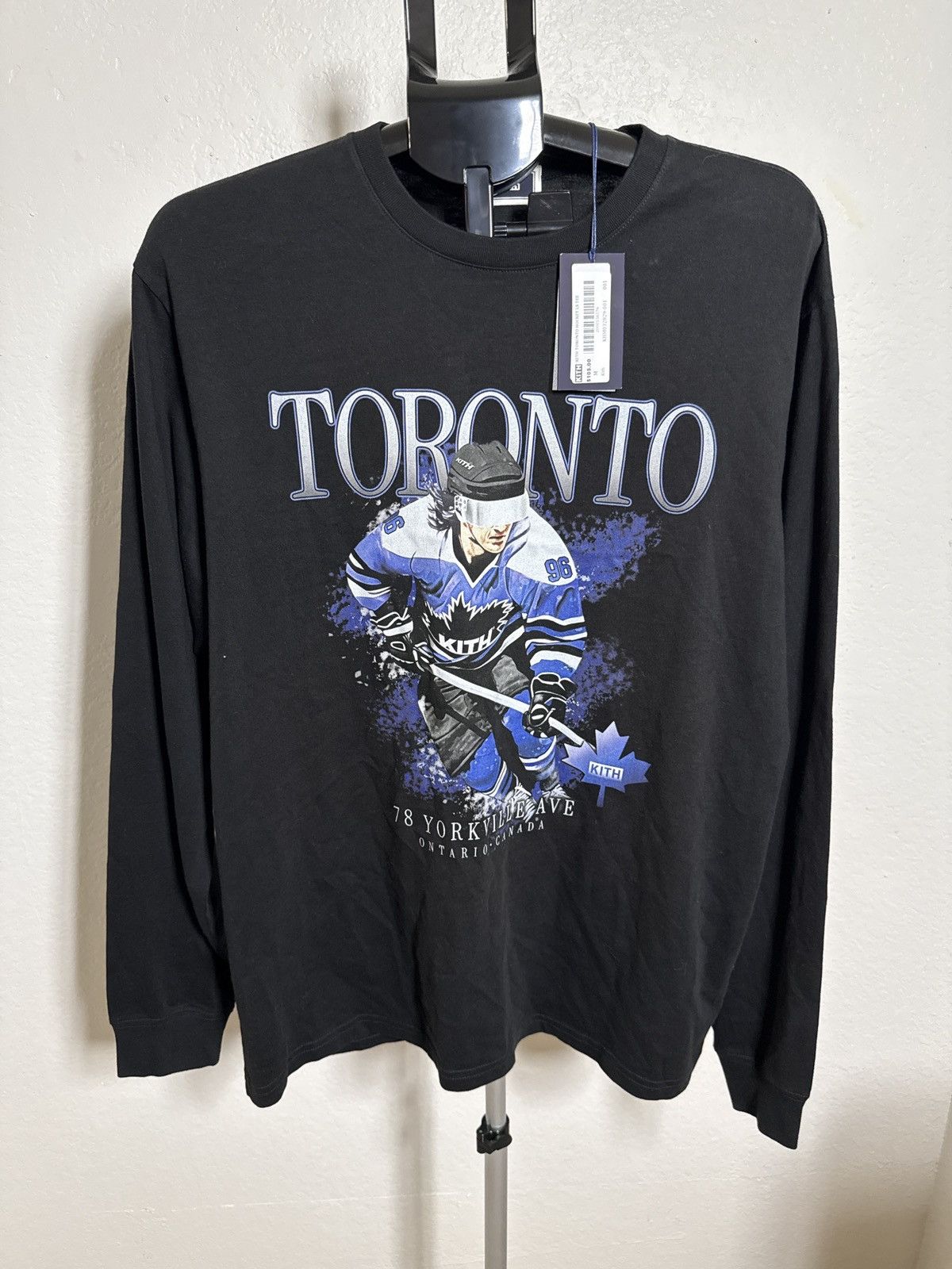 Kith 🍁 NWT KITH TORONTO EXCLUSIVE HOCKEY LONG-SLEEVE TEE 🍁 Size US M / EU 48-50 / 2 - 2 Thumbnail