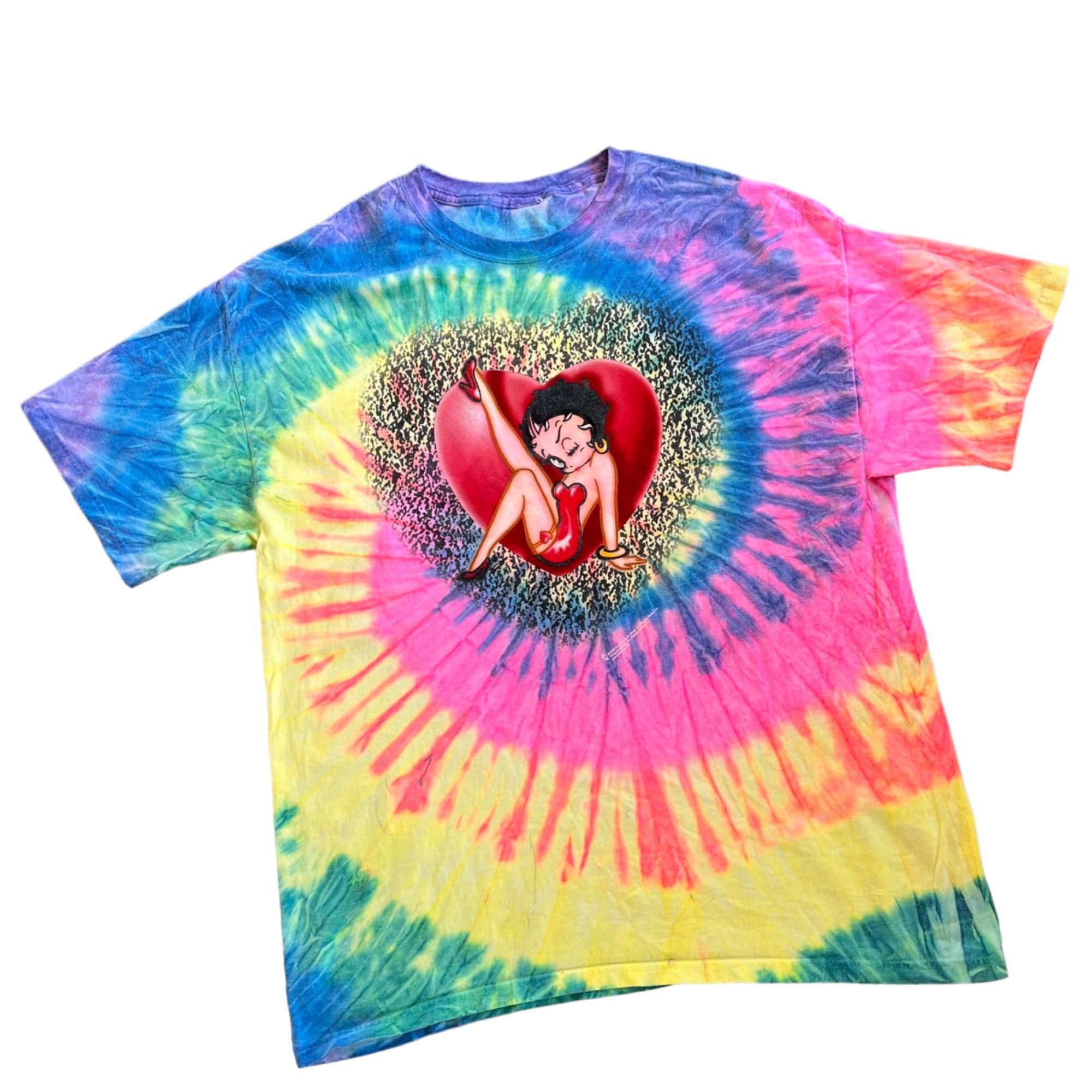 Other Betty Boop Neon Tie Dye Graphic Tee L Size US L / EU 52-54 / 3 - 1 Thumbnail