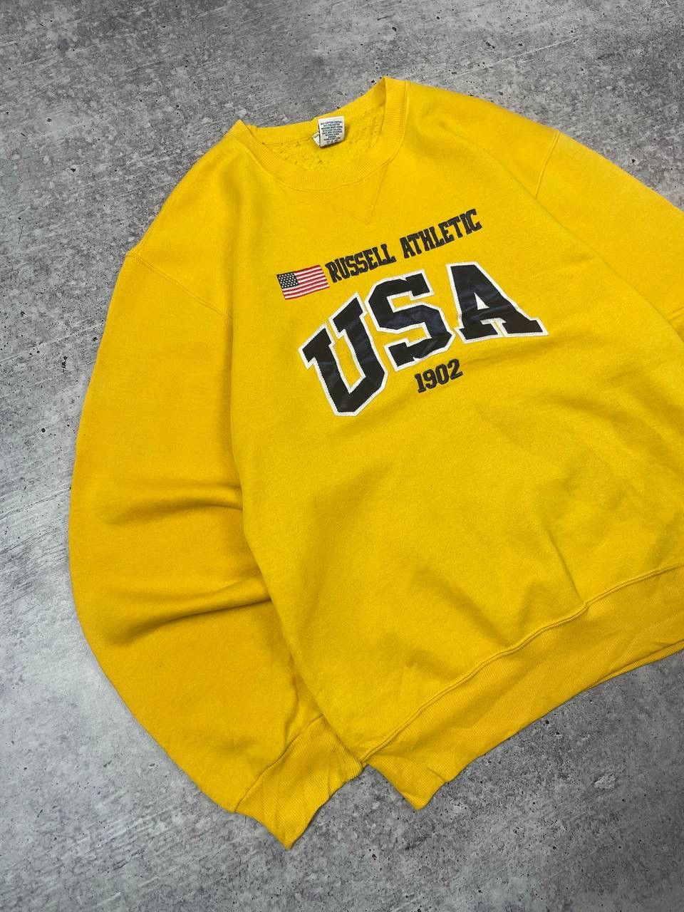 Russell Athletic Vintage Russell Athletic Big Logo USA Sweatshirt Baggy Y2K Size US M / EU 48-50 / 2 - 2 Thumbnail