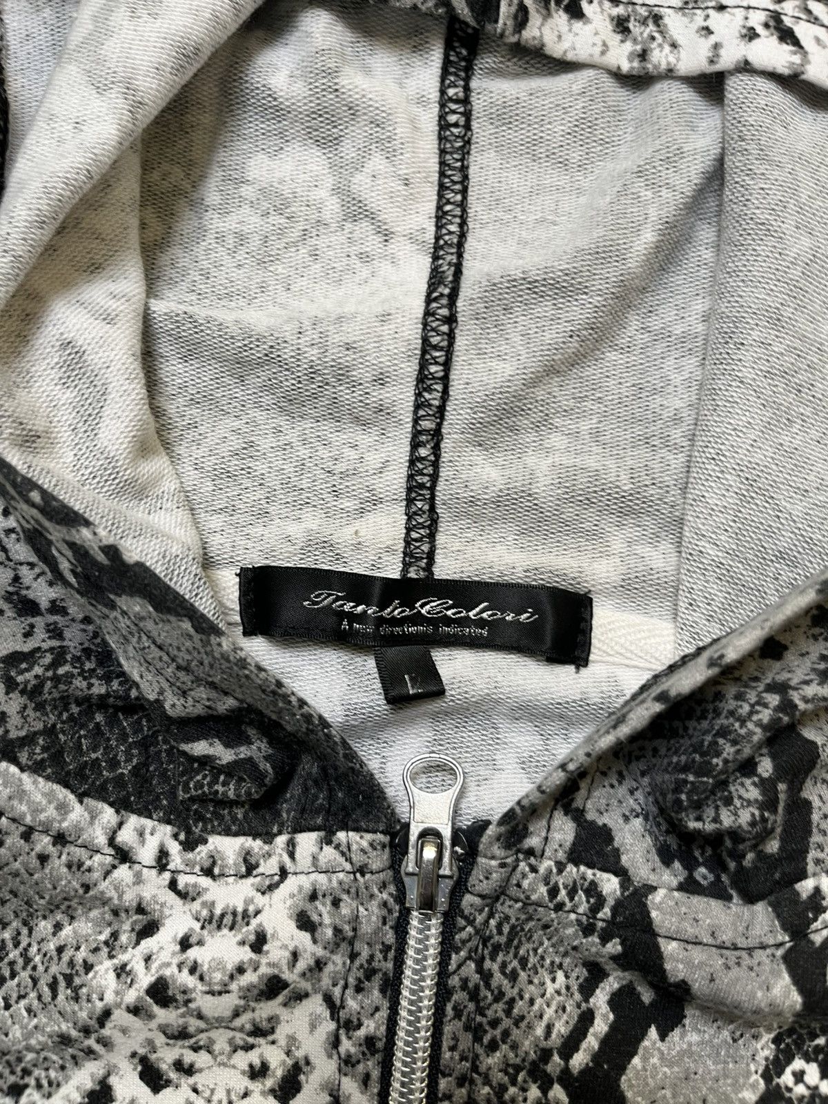 Other Snake Skin Phyton Skin Zip Up Hoodie Hysteric Style Size US L / EU 52-54 / 3 - 4 Thumbnail
