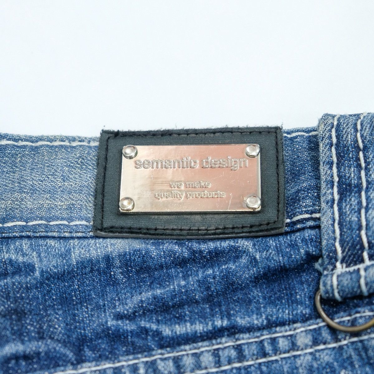 semanticdesign 2000s Semantic design j cut acid wash claw marks jeans Size US 29 - 6 Thumbnail