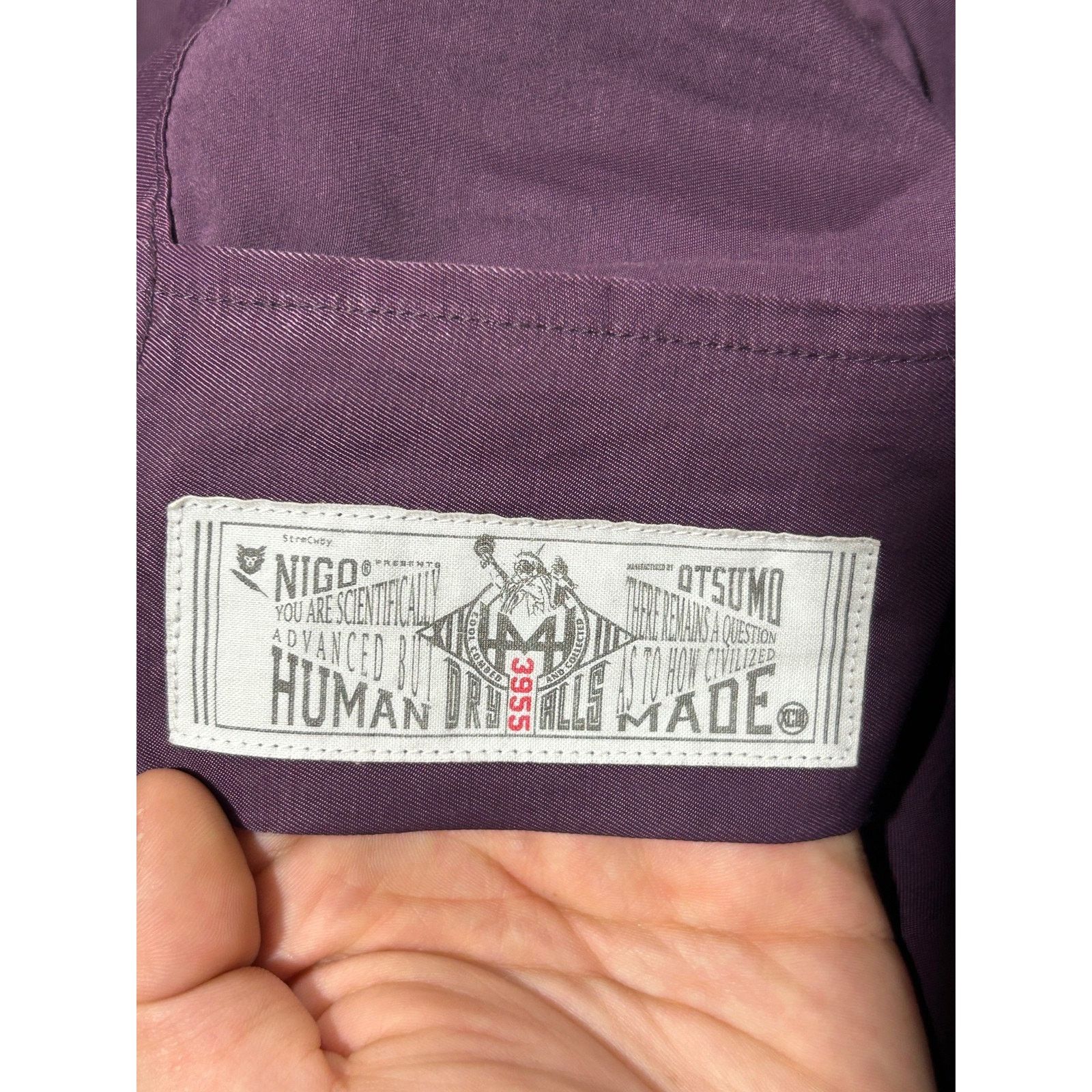 Human Made HUMAN MADE BOWLING BUTTON UP PURPLE SIZE LARGE PREOWNED Size US L / EU 52-54 / 3 - 6 Thumbnail