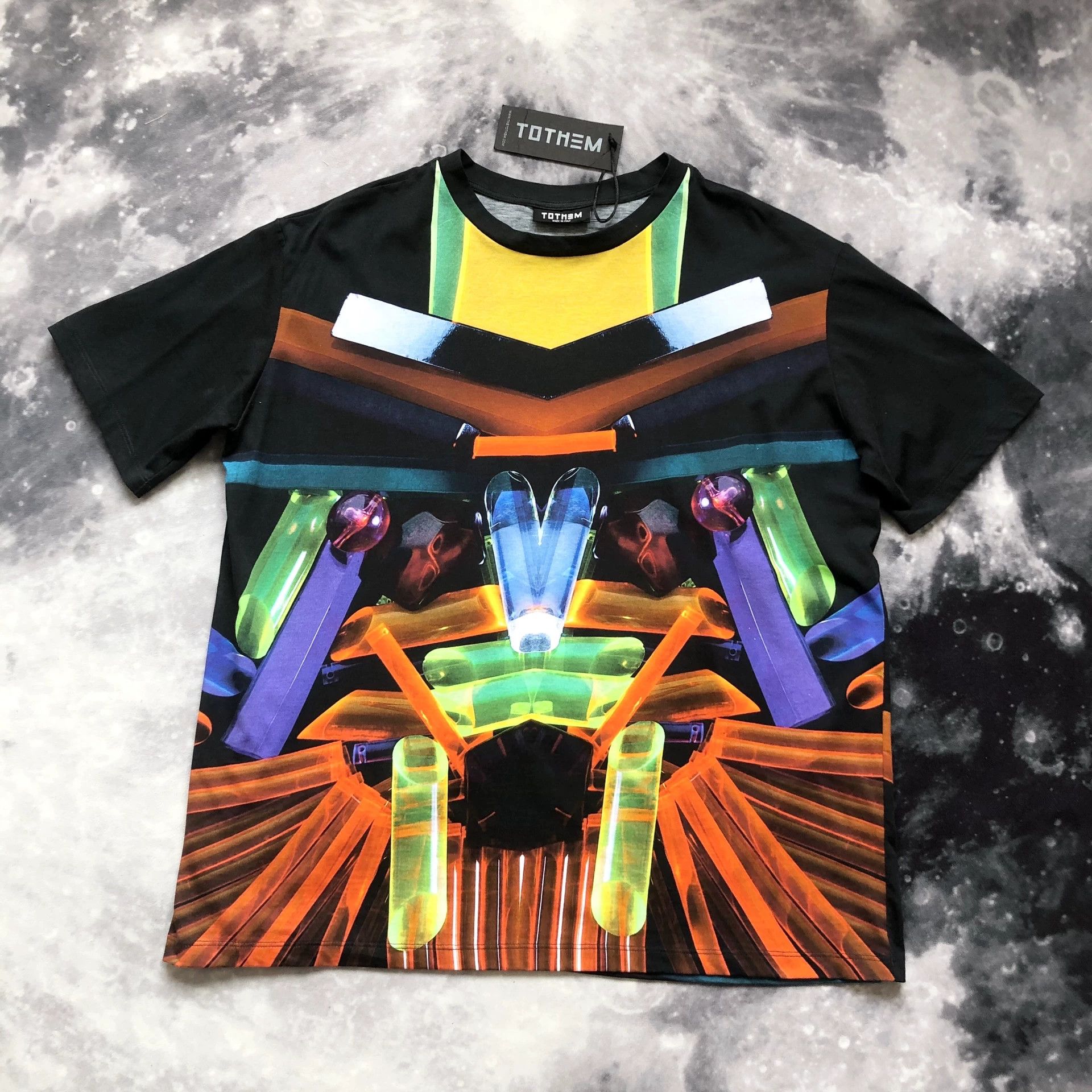 Toteme TOTHEM Fluorescent Men's Short-Sleeve T-Shirt Size US L / EU 52-54 / 3 - 1 Thumbnail