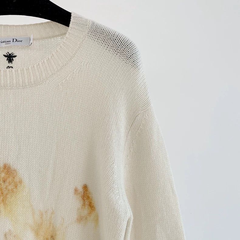 Dior Dior Printed cashmere sweater 2504-Nextarrow Size XS / US 0-2 / IT 36-38 - 3 Thumbnail