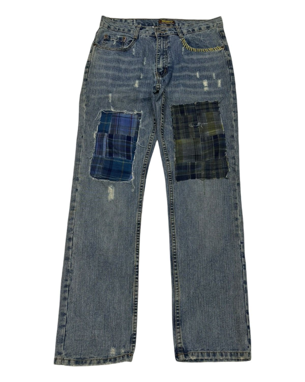Japanese Brand × Kapital × Tornado Mart VINTAGE JEANS PATCHWORK JOGE MARTIN DENIM JEANS Size US 31 - 1 Thumbnail