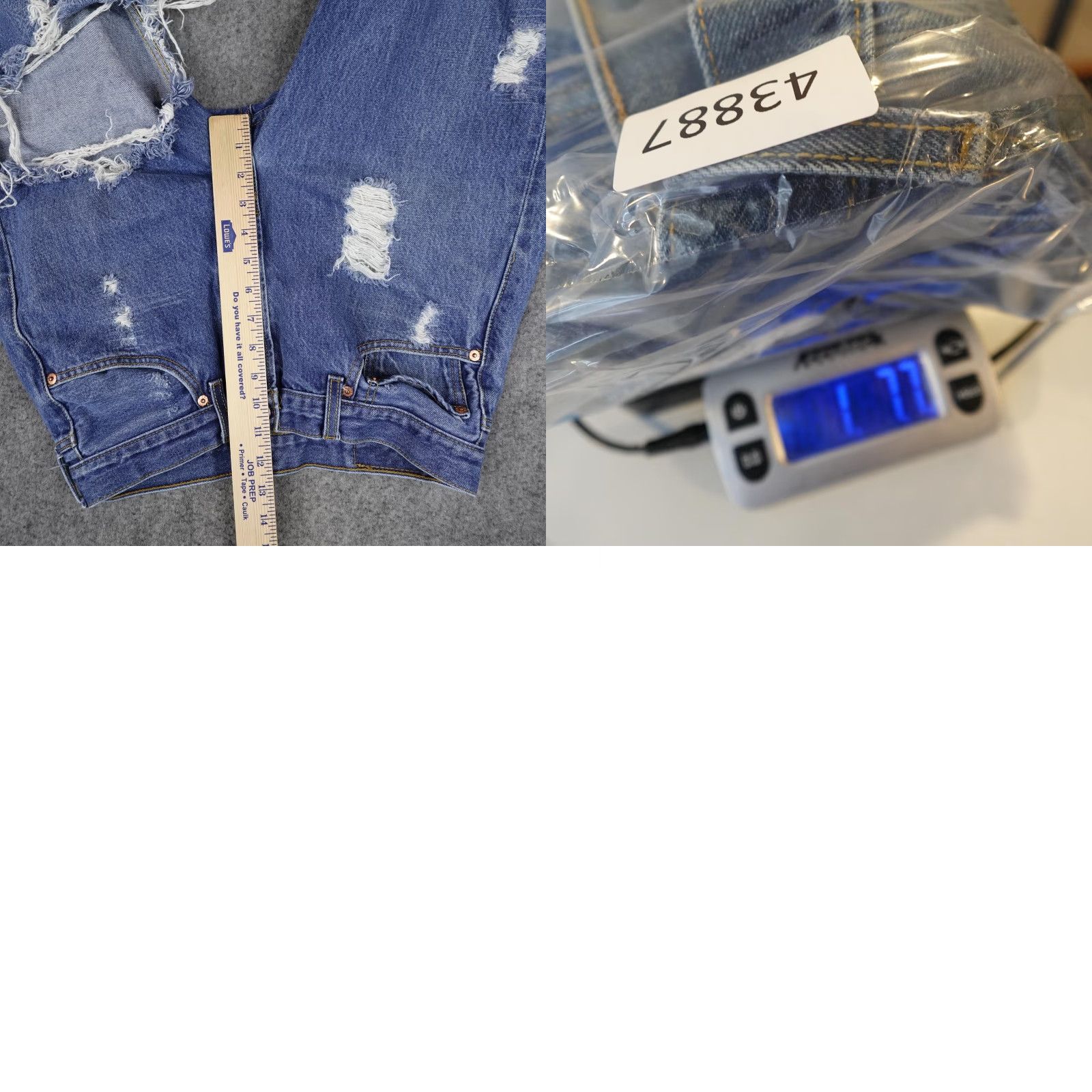 VINTAGE Levi's 501 Jeans Mens 31x32 Blue Distressed Button Fly Denim Pants Y2K