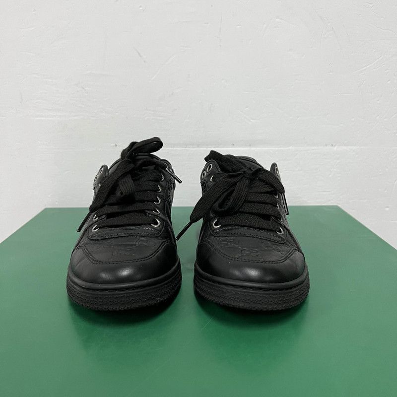 Gucci Gucci Classic Black Low-Top Casual Sneakers Size US 5.5 / EU 38 - 2 Thumbnail