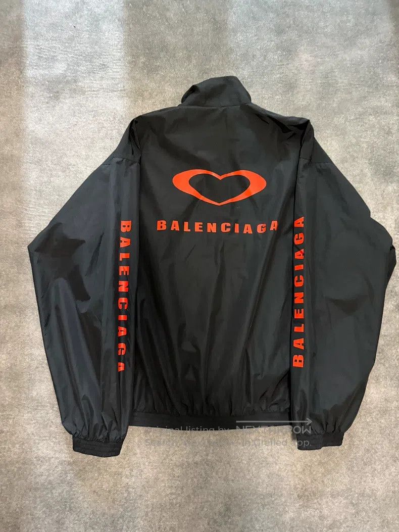Balenciaga Balenciaga Heart Logo Jacket Size US M / EU 48-50 / 2 - 2 Thumbnail