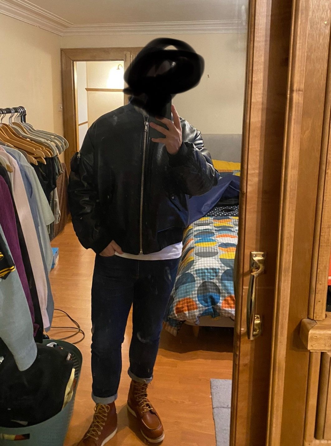 Prada Prada Leather Bomber Jacket Size US M / EU 48-50 / 2 - 16 Thumbnail