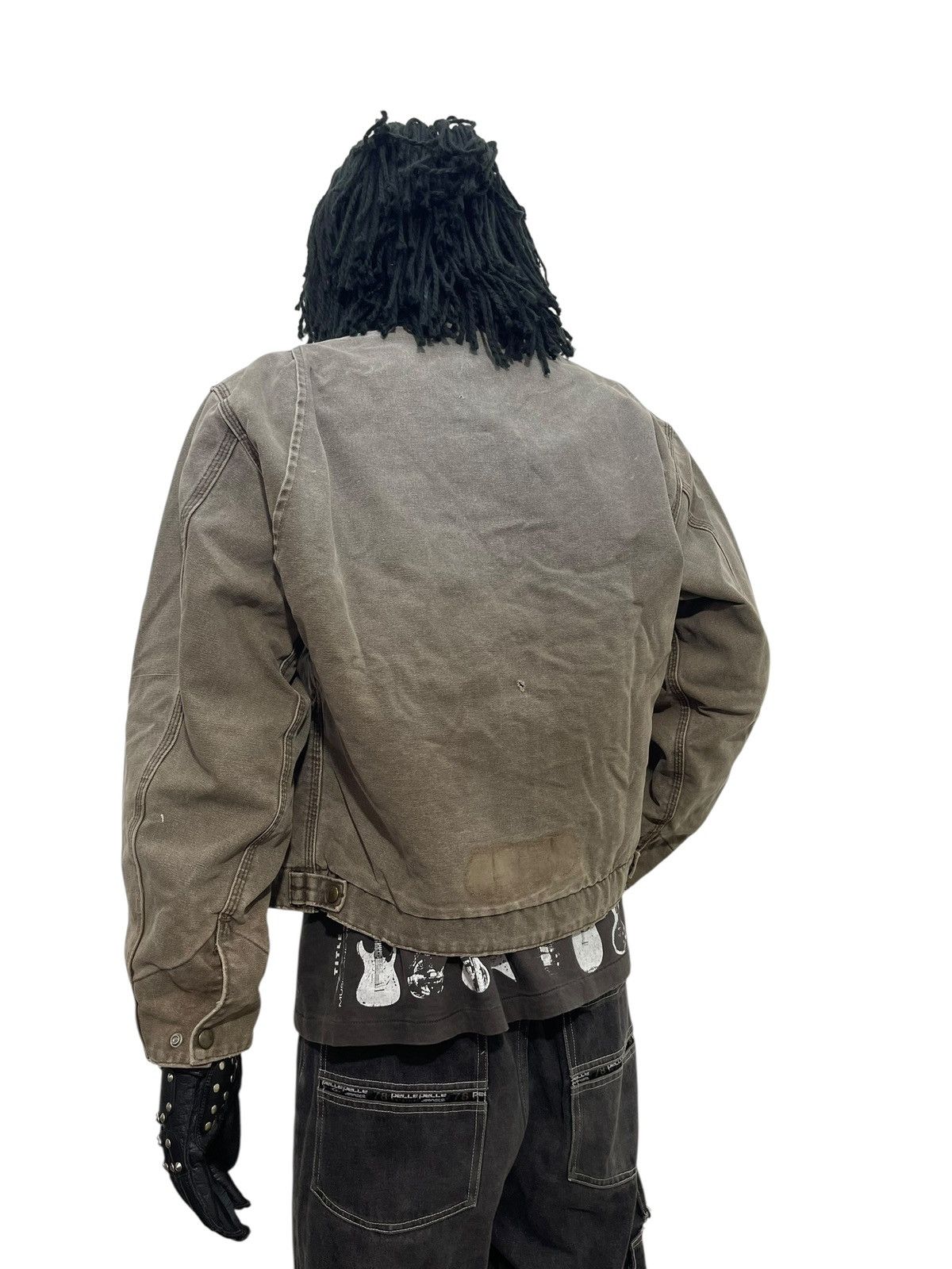Carhartt Vtg Carhartt Detroit USA Blanket Lining Sun Faded 5🟩5 Size US L / EU 52-54 / 3 - 4 Thumbnail