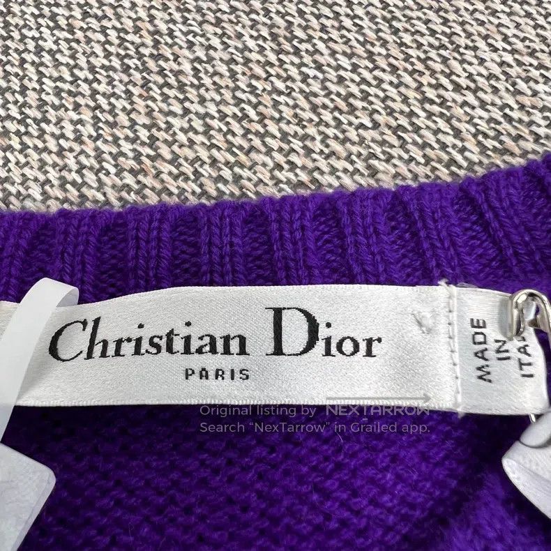 Dior Dior Lucky star letter logo knitted short sleeves Size XXS / US 00 / IT 34 - 3 Thumbnail