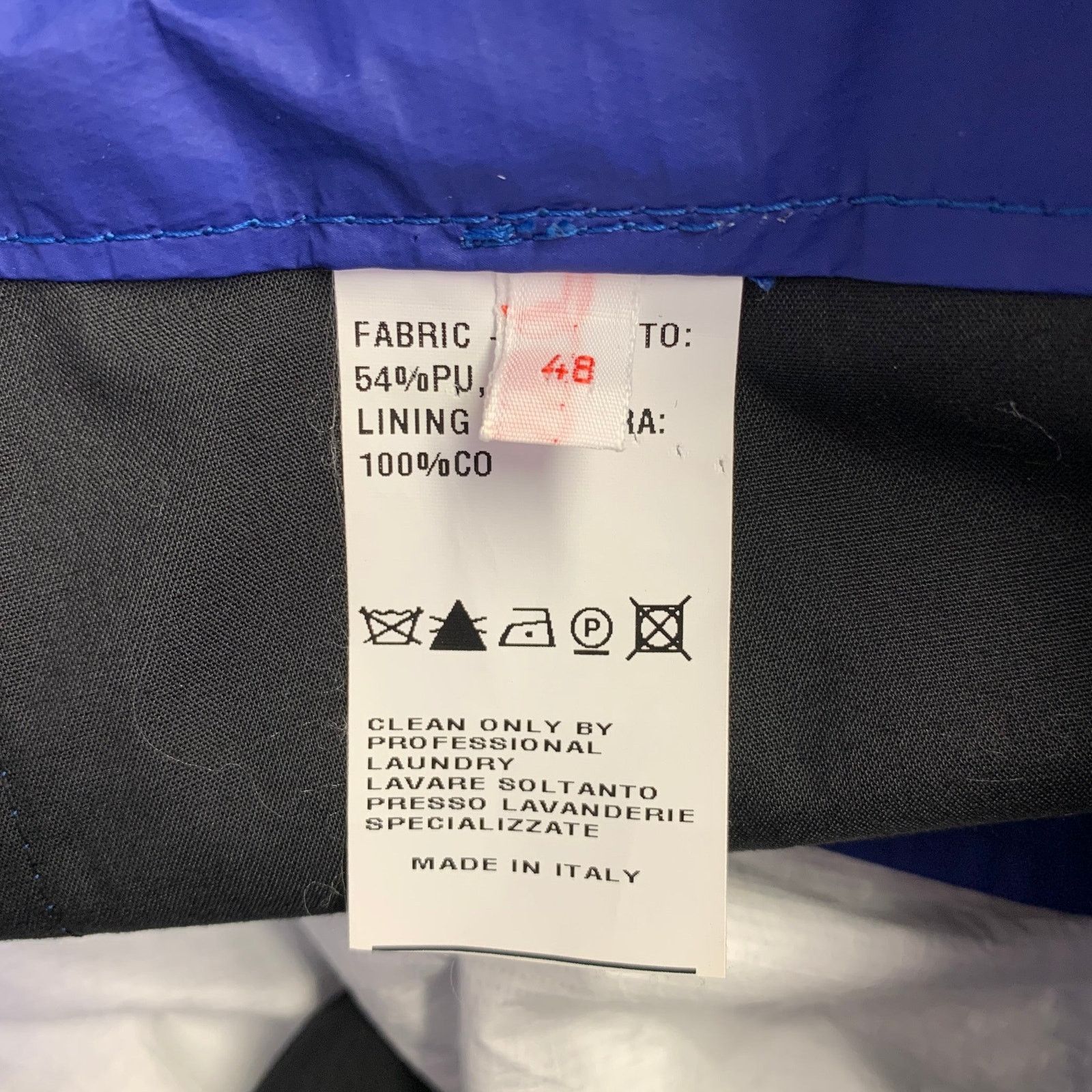 Walter Van Beirendonck Size 32 Blue Polyurethane Blend Oversized Cargo Casual Pants Size US 32 / EU 48 - 6 Thumbnail