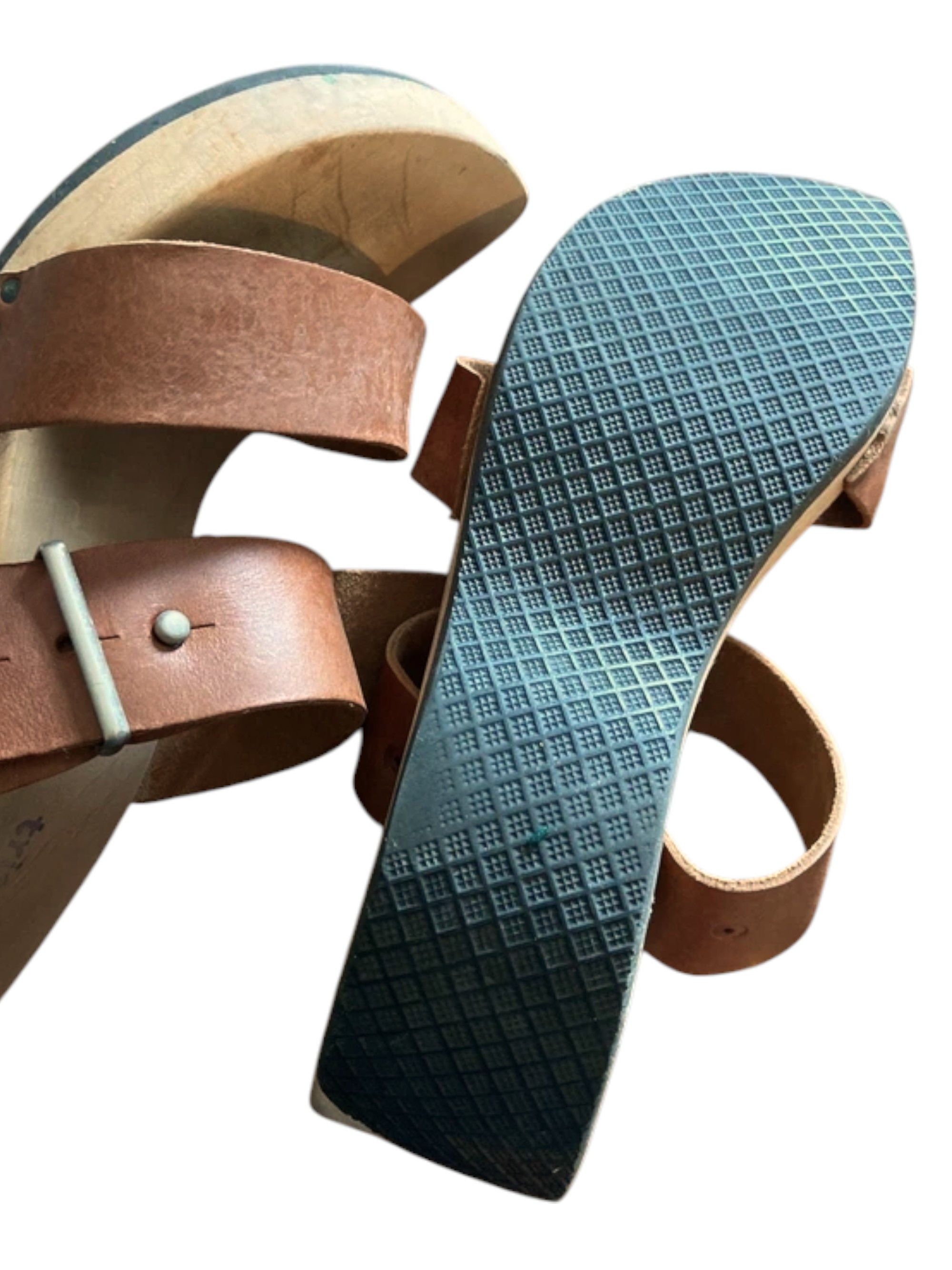 Trippen Trippen “Happy” Sculptural Wooden Sandals, c. 2000s Size US 9 / IT 39 - 4 Thumbnail